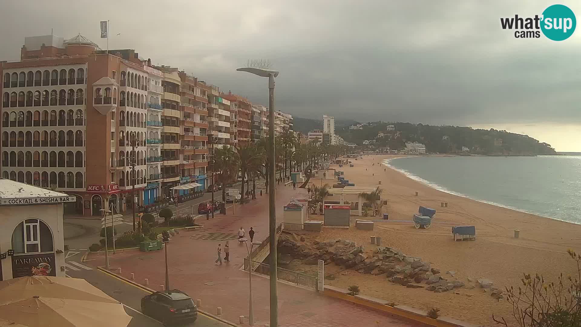 Webcam Lloret de Mar – the main beach – – Costa Brava – Spain