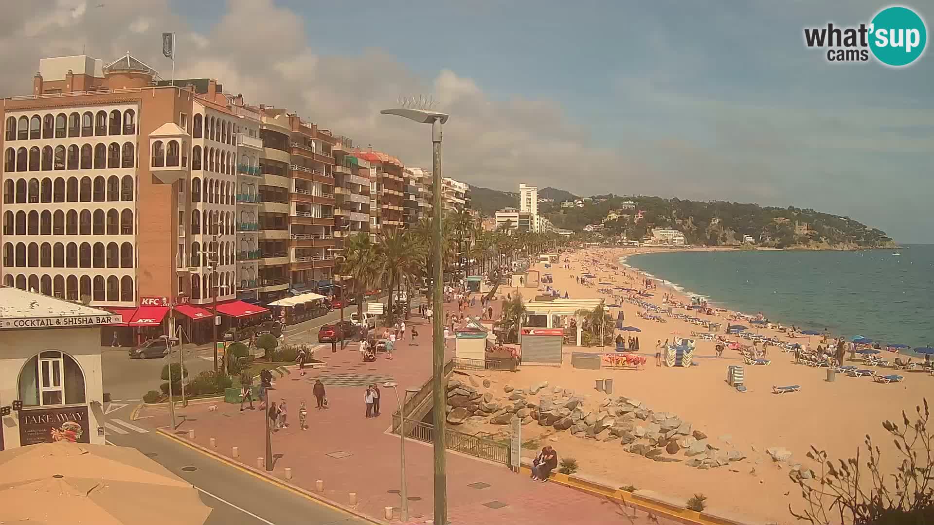 Webcam Lloret de Mar – Zentralen Strand
