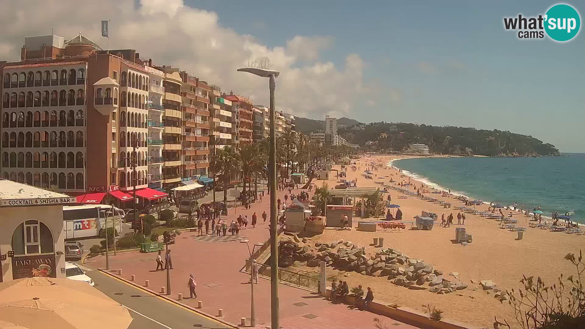 Webcam Lloret de Mar – Plage centrale