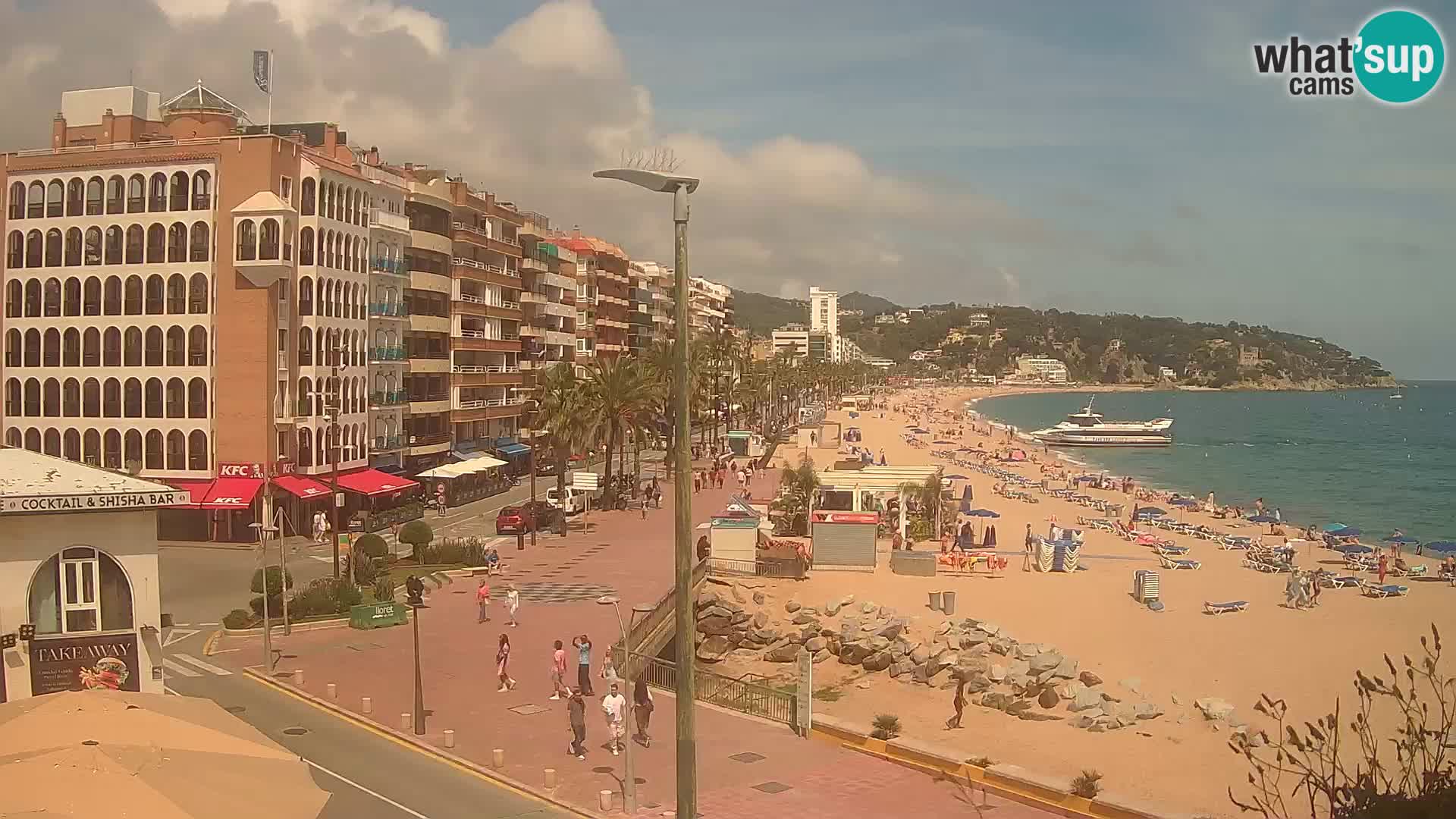 Kamera v živo Lloret de Mar – Glavna plaža