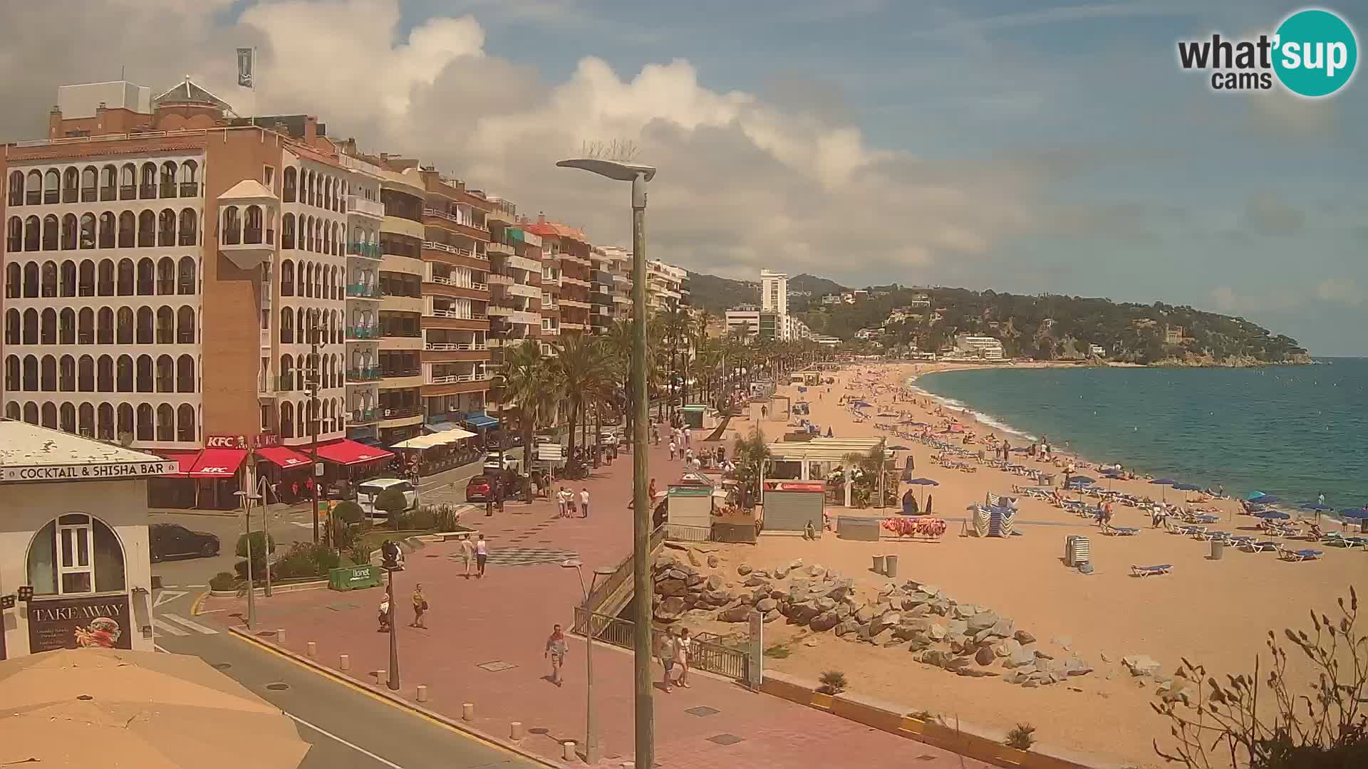 Webcam Lloret de Mar – Central beach