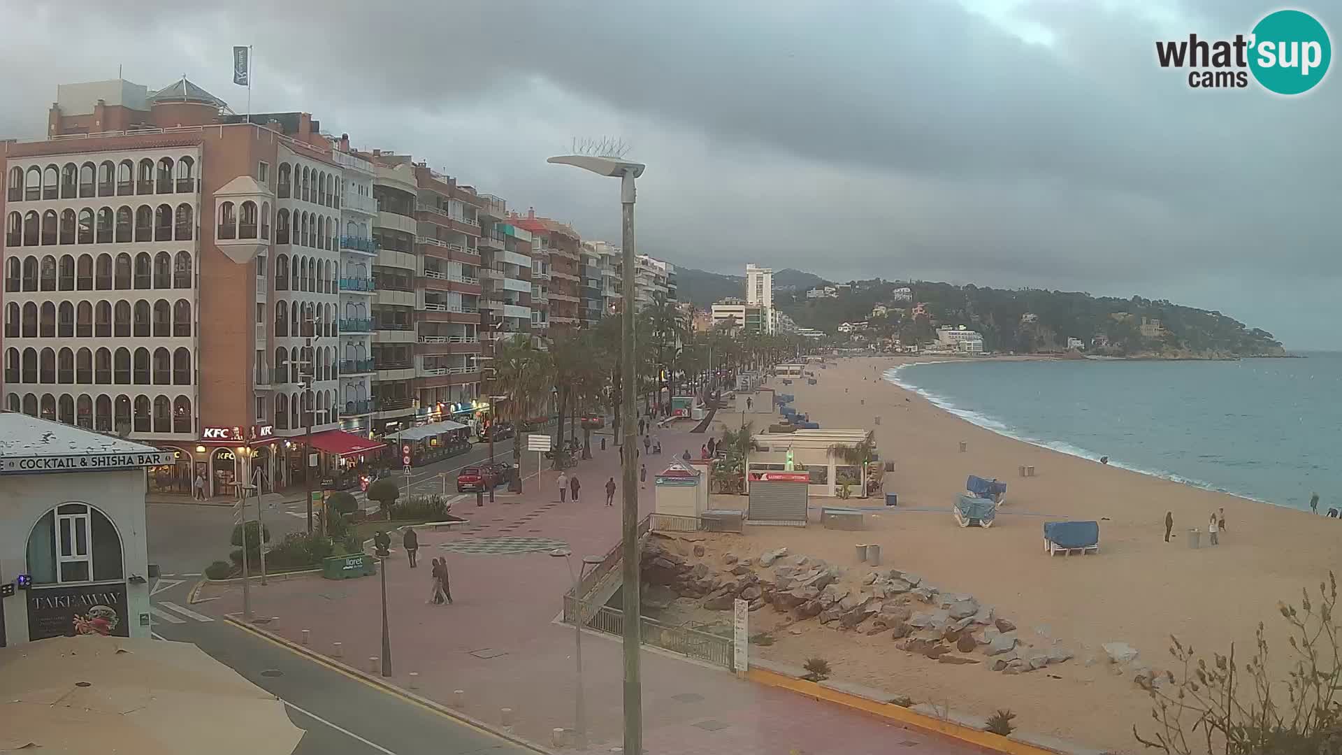 Webcam Lloret de Mar – the main beach – – Costa Brava – Spain