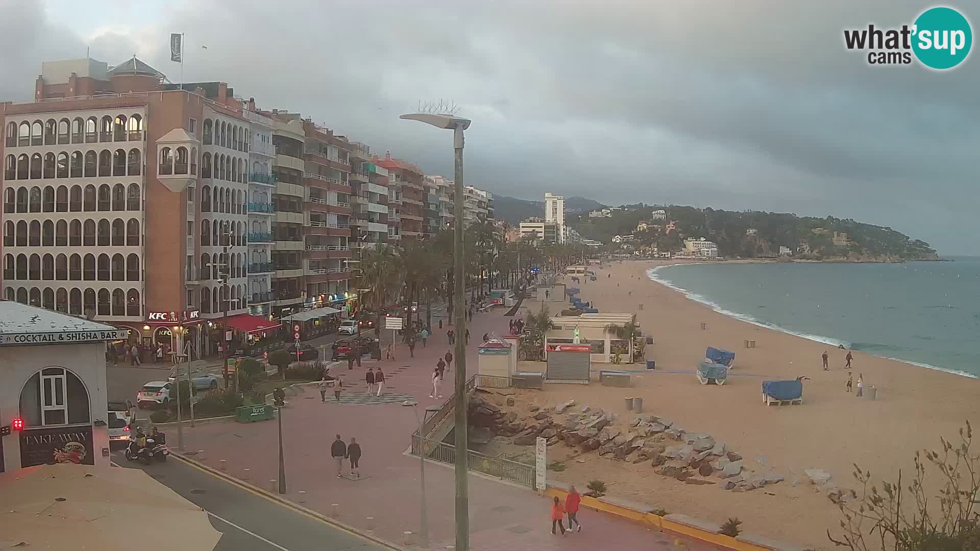 Webcam Lloret de Mar – the main beach – – Costa Brava – Spain