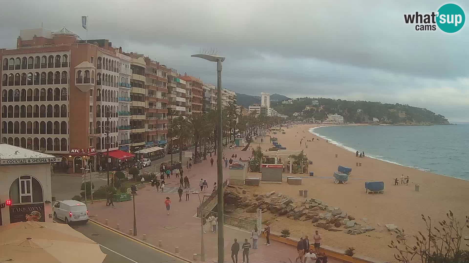 Webcam Lloret de Mar – the main beach – – Costa Brava – Spain