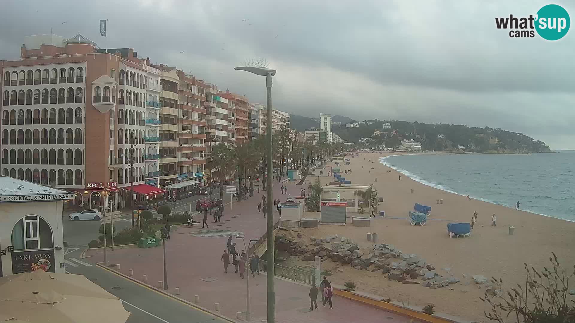 Web kamera Lloret de Mar – plaža