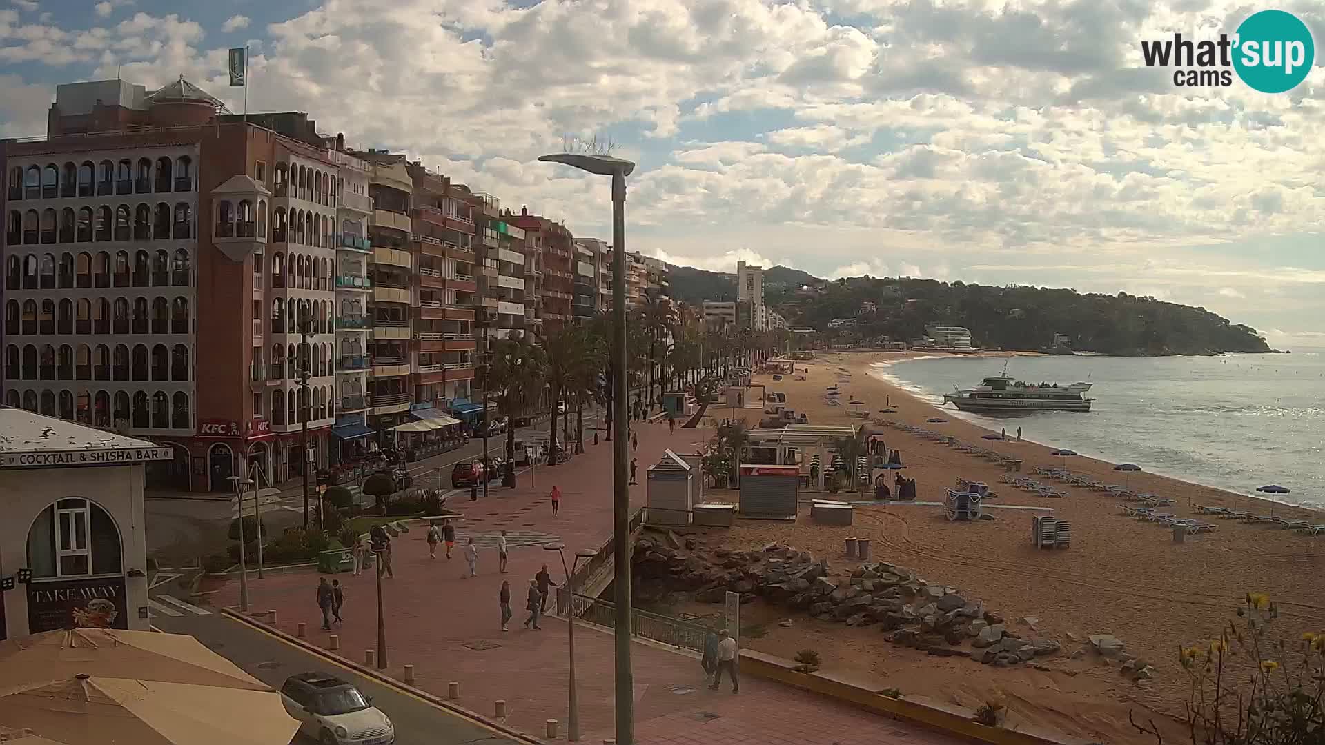 Webcam Lloret de Mar – the main beach – – Costa Brava – Spain