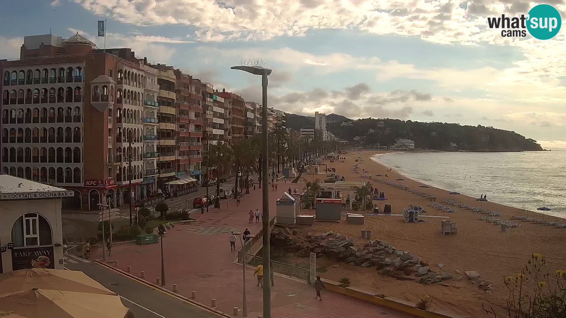 Webcam Lloret de Mar – the main beach – – Costa Brava – Spain