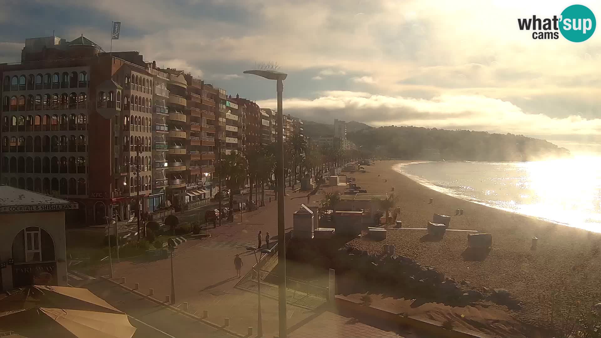 Webcam Lloret de Mar – the main beach – – Costa Brava – Spain