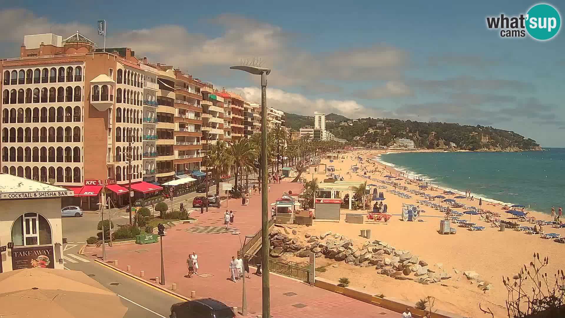 Webcam Lloret de Mar – Zentralen Strand