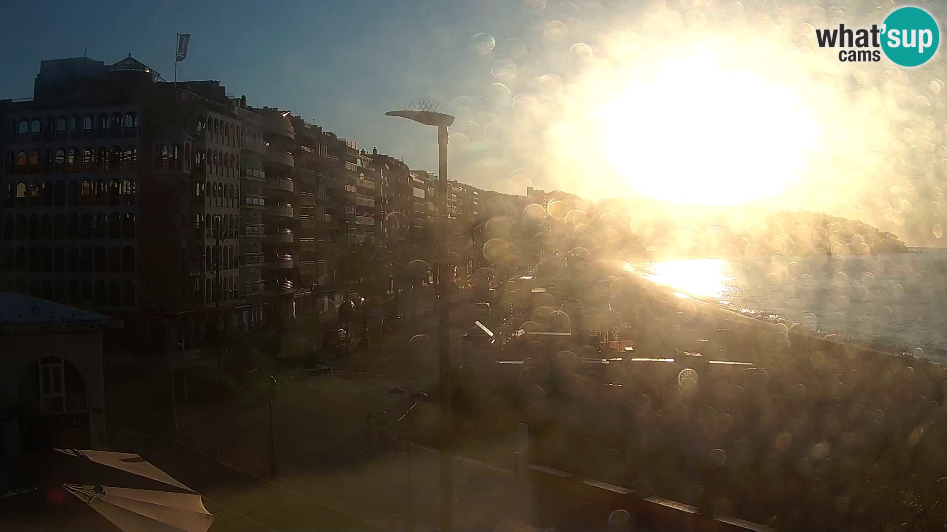 Webcam Lloret de Mar – the main beach – – Costa Brava – Spain