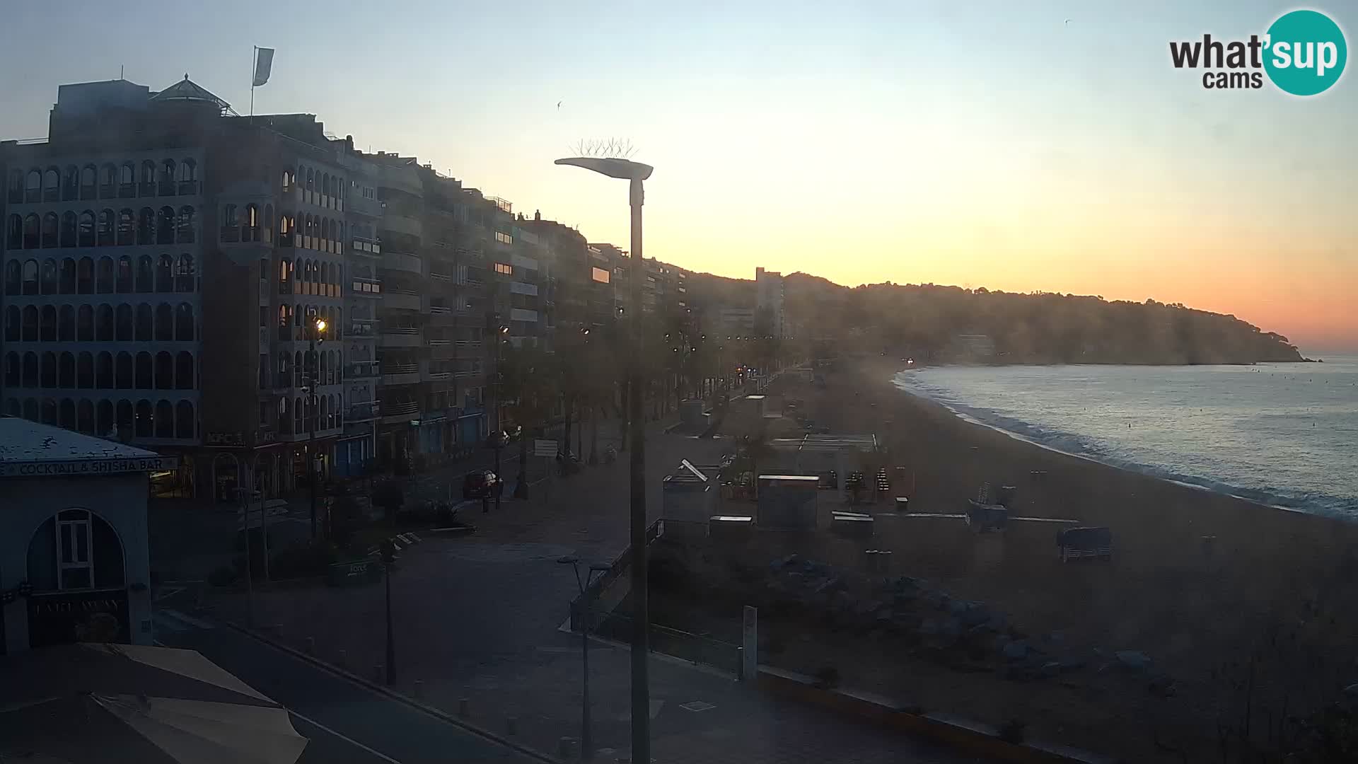 Web kamera Lloret de Mar – plaža