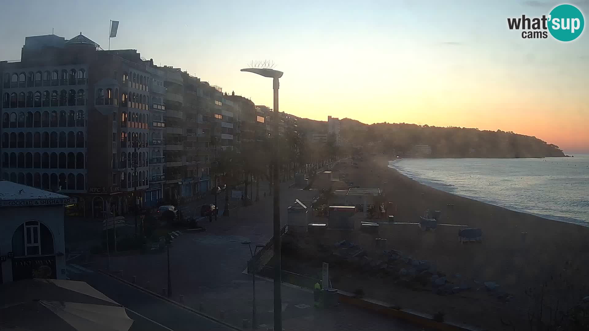 Webcam Lloret de Mar – the main beach – – Costa Brava – Spain