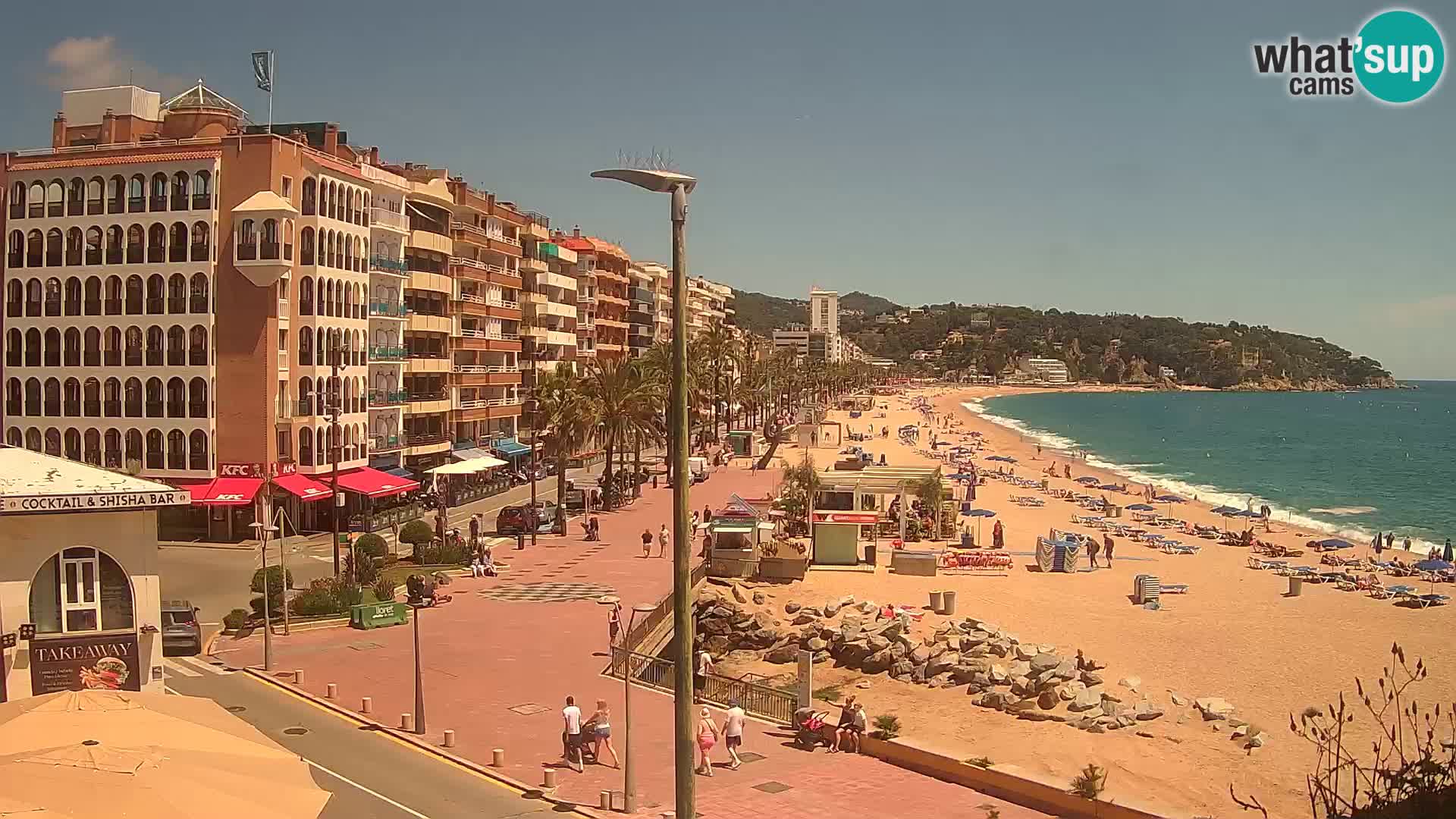 Webcam streaming Lloret de Mar – Plage