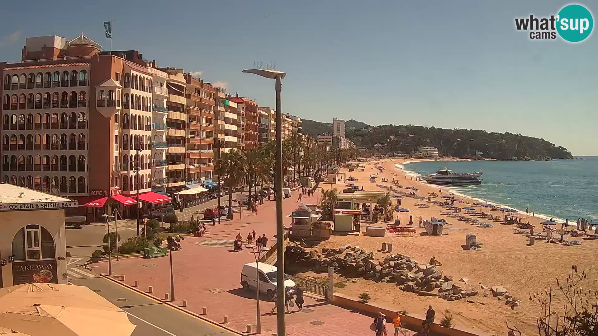 Webcam Lloret de Mar – Central beach