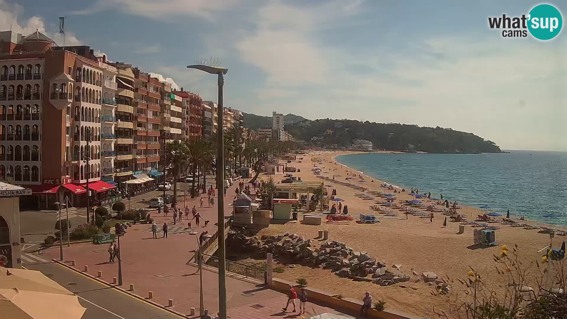 Webcam Lloret de Mar – Plage centrale