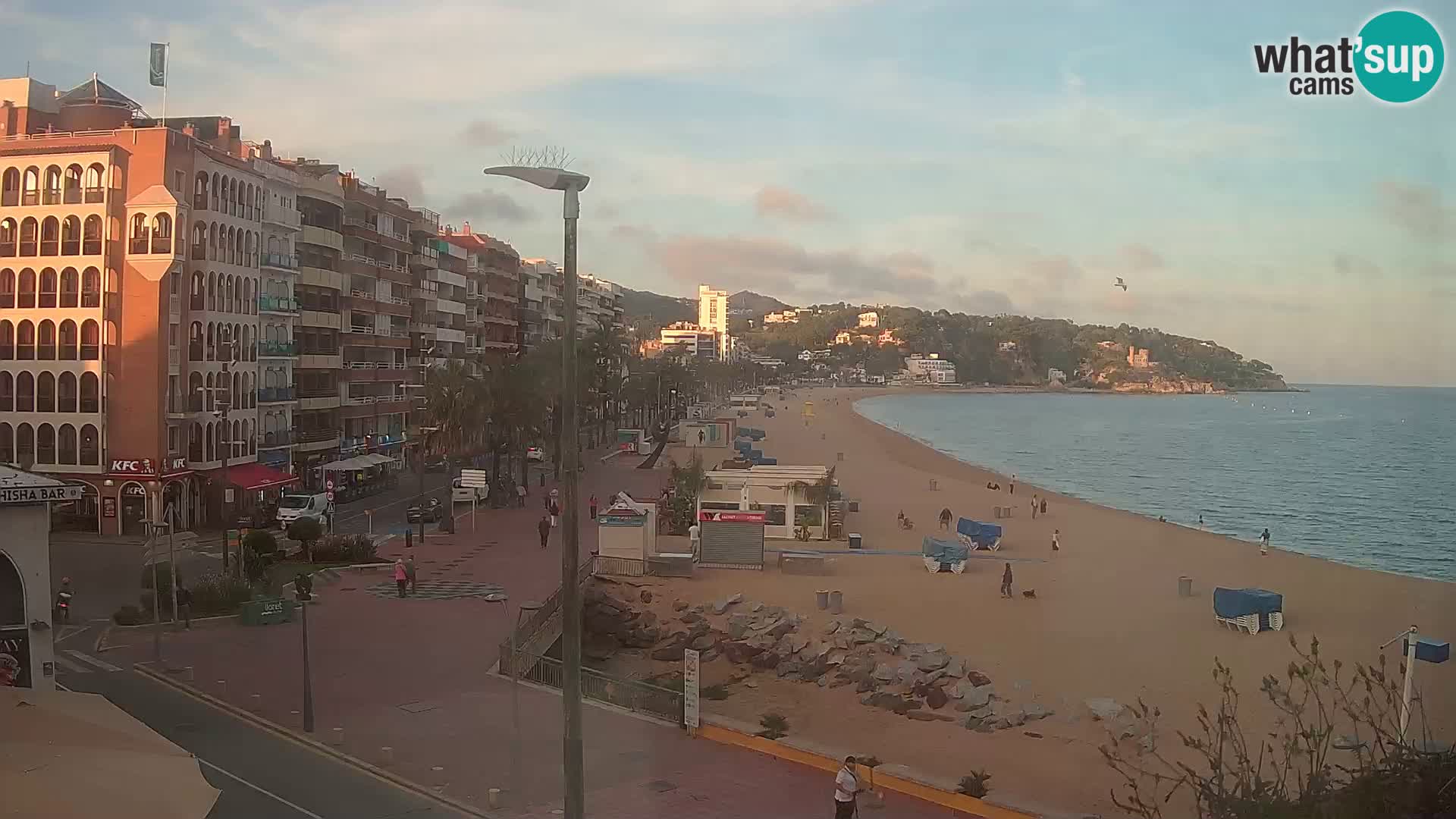 Webcam Lloret de Mar – the main beach – – Costa Brava – Spain