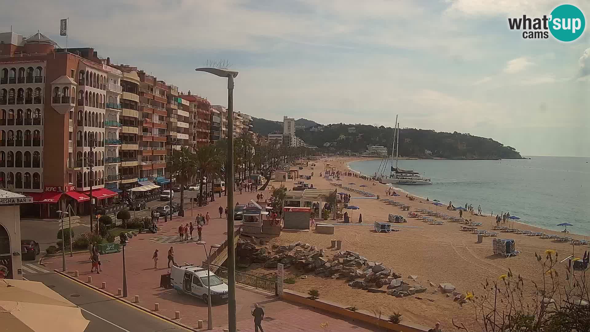 Webcam Live Lloret de Mar – La plage