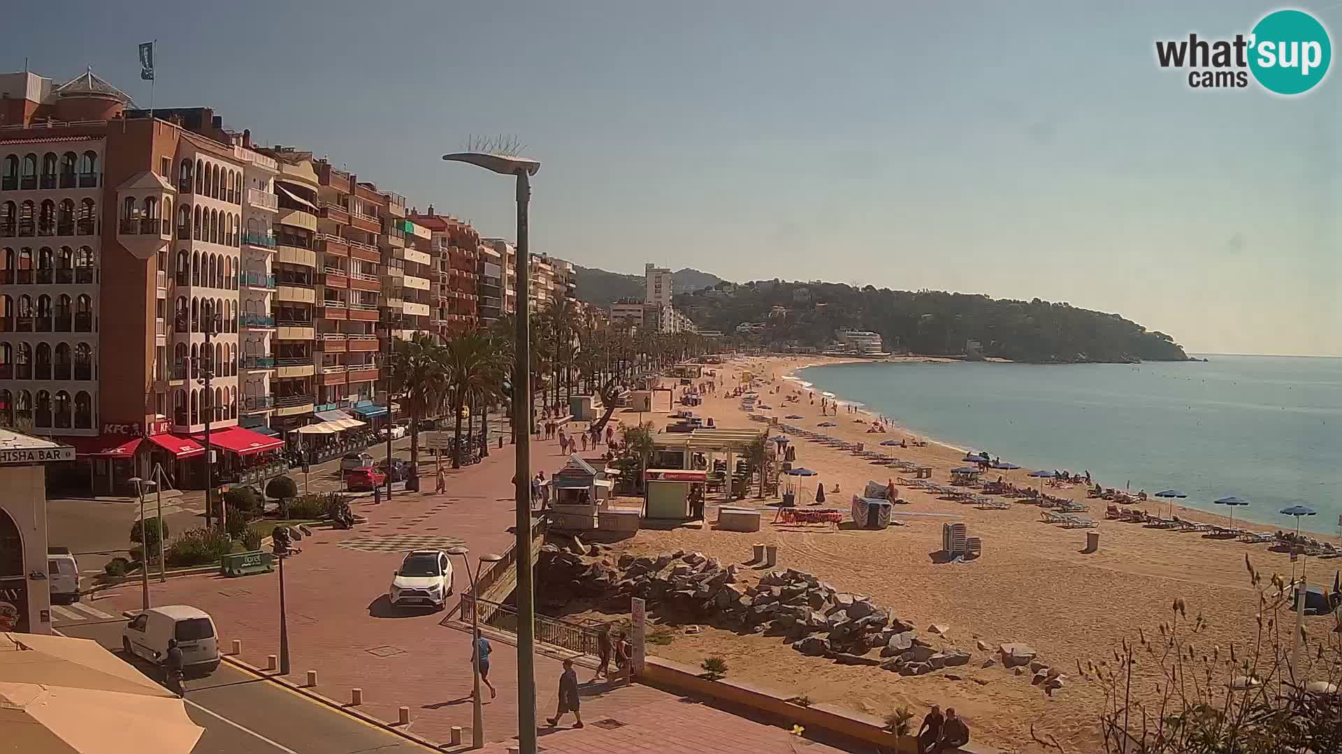 Web kamera Lloret de Mar – plaža