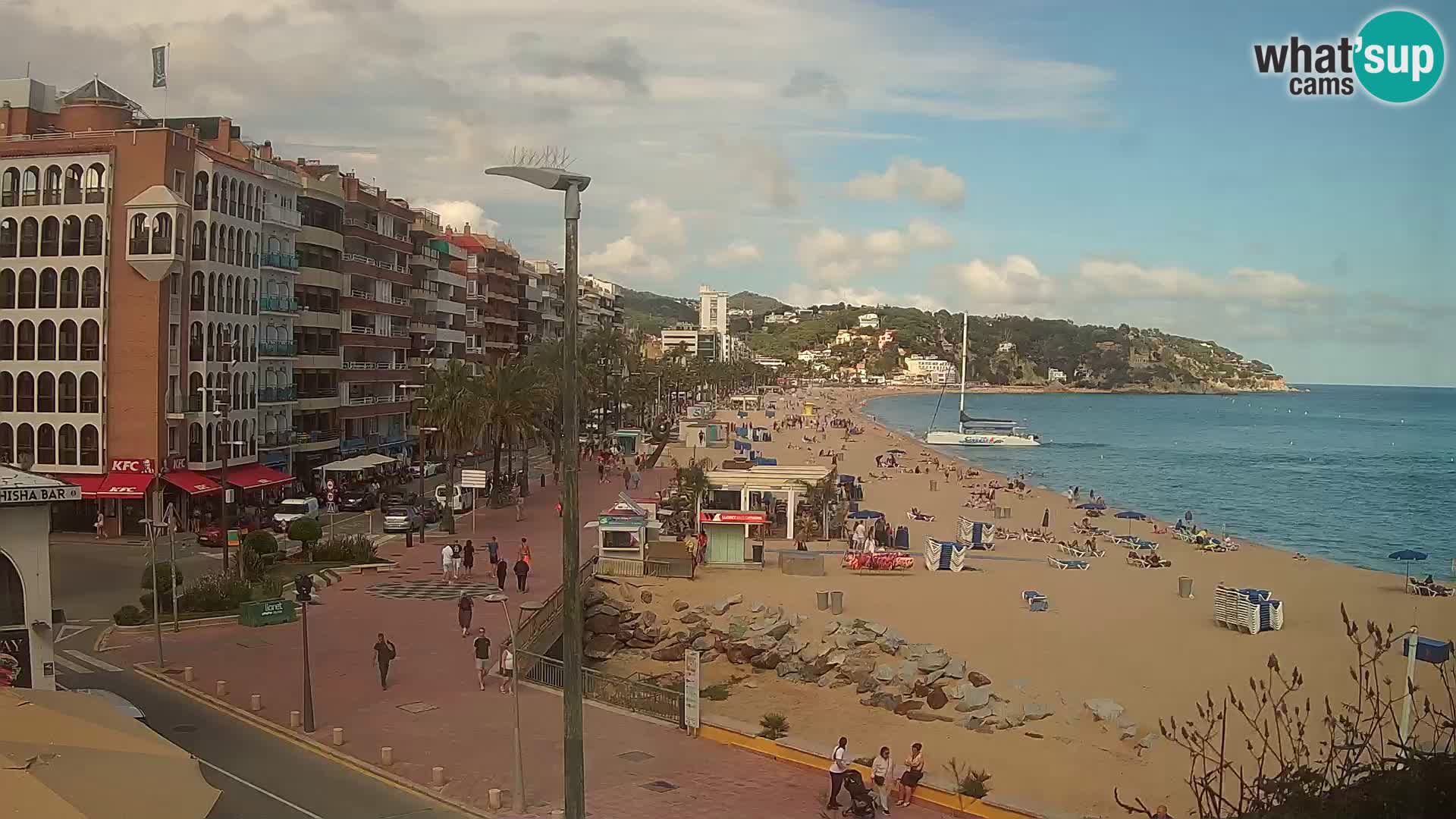 Kamera v živo Lloret de Mar – Glavna plaža