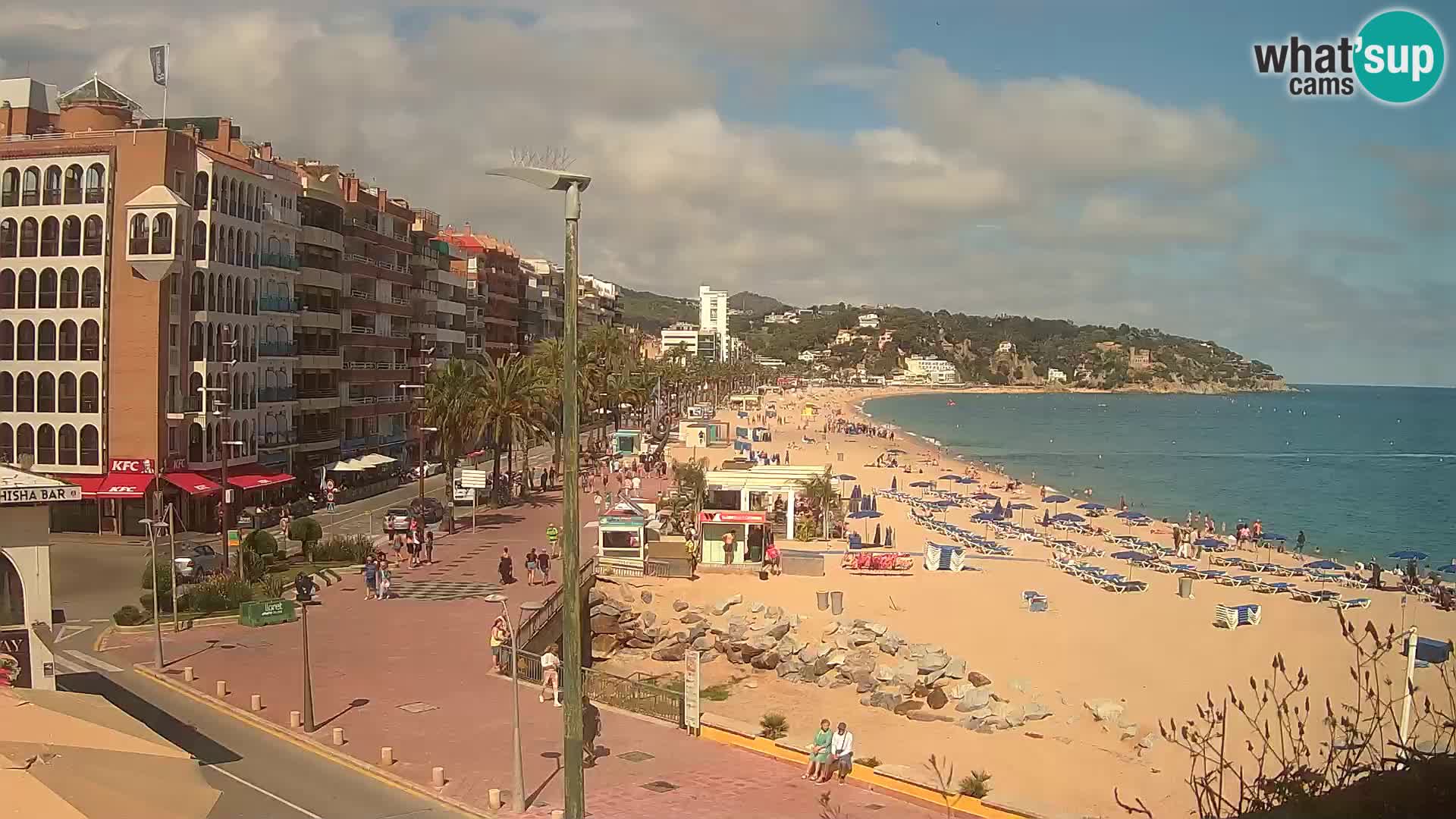 Kamera v živo Lloret de Mar – Glavna plaža