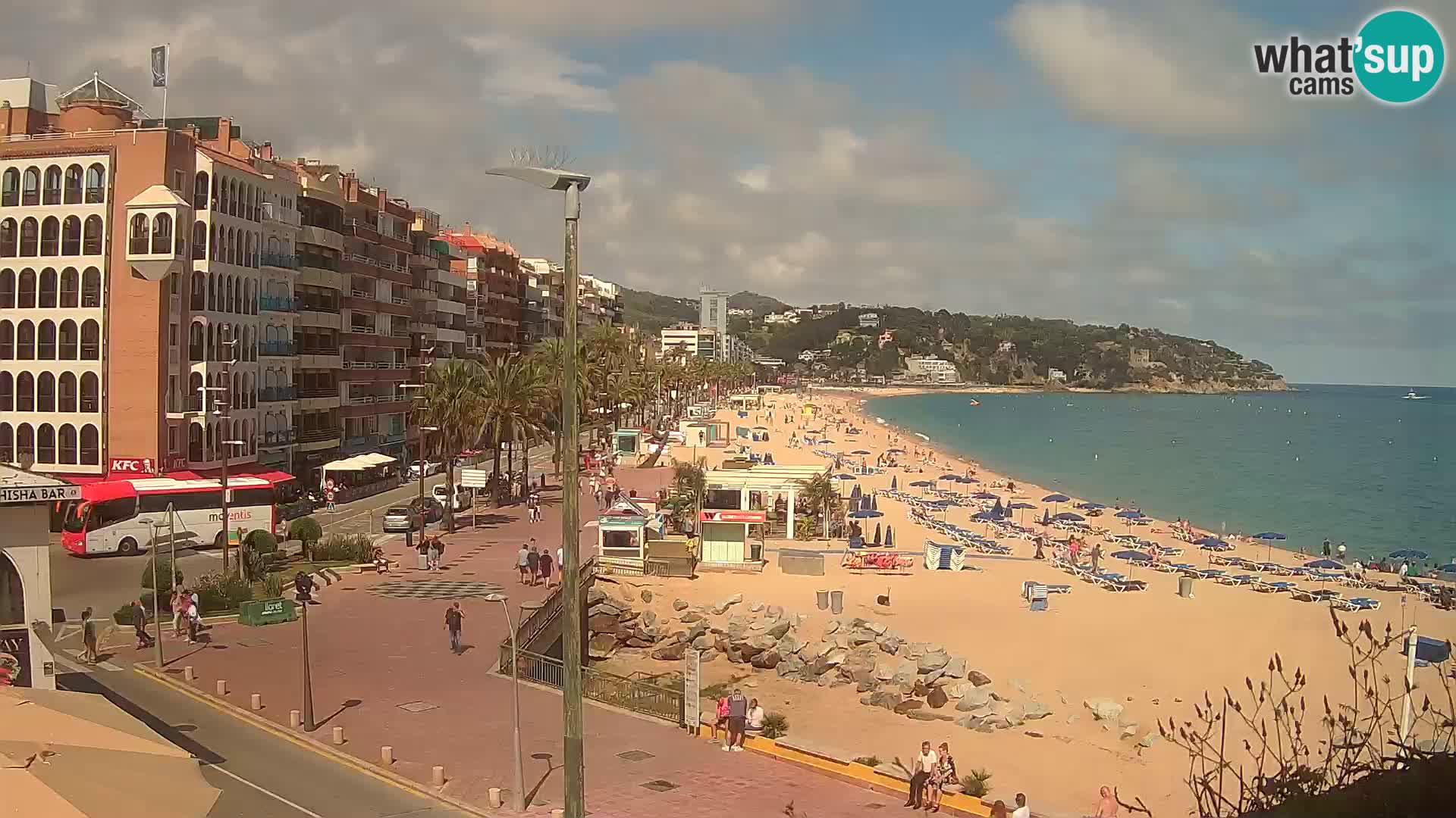 Webcam Live Lloret de Mar – La plage