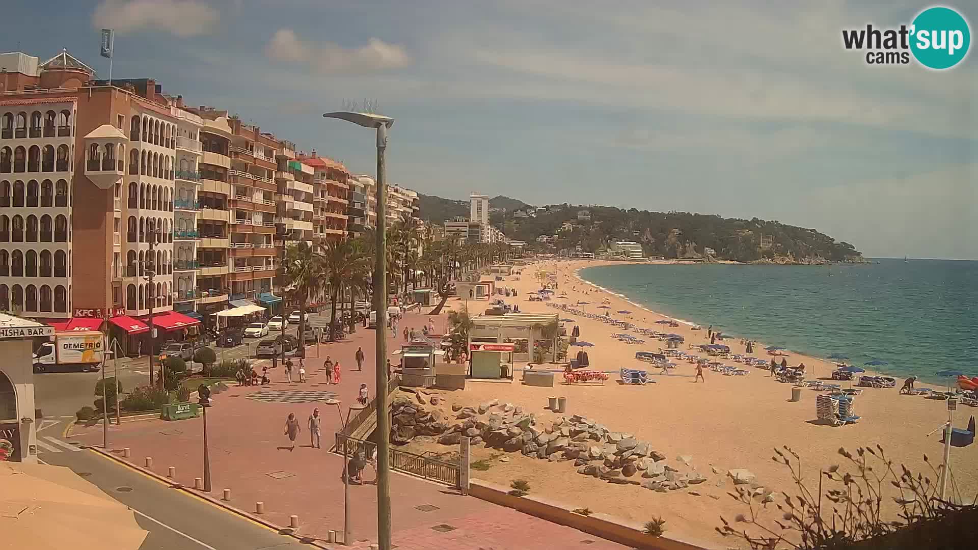 Webcam Lloret de Mar – Središnja plaža