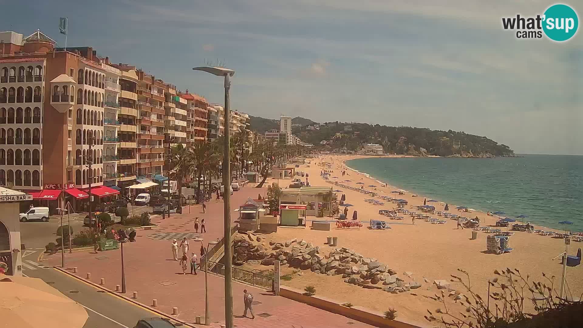Webcam live Lloret de Mar – la spiaggia principale