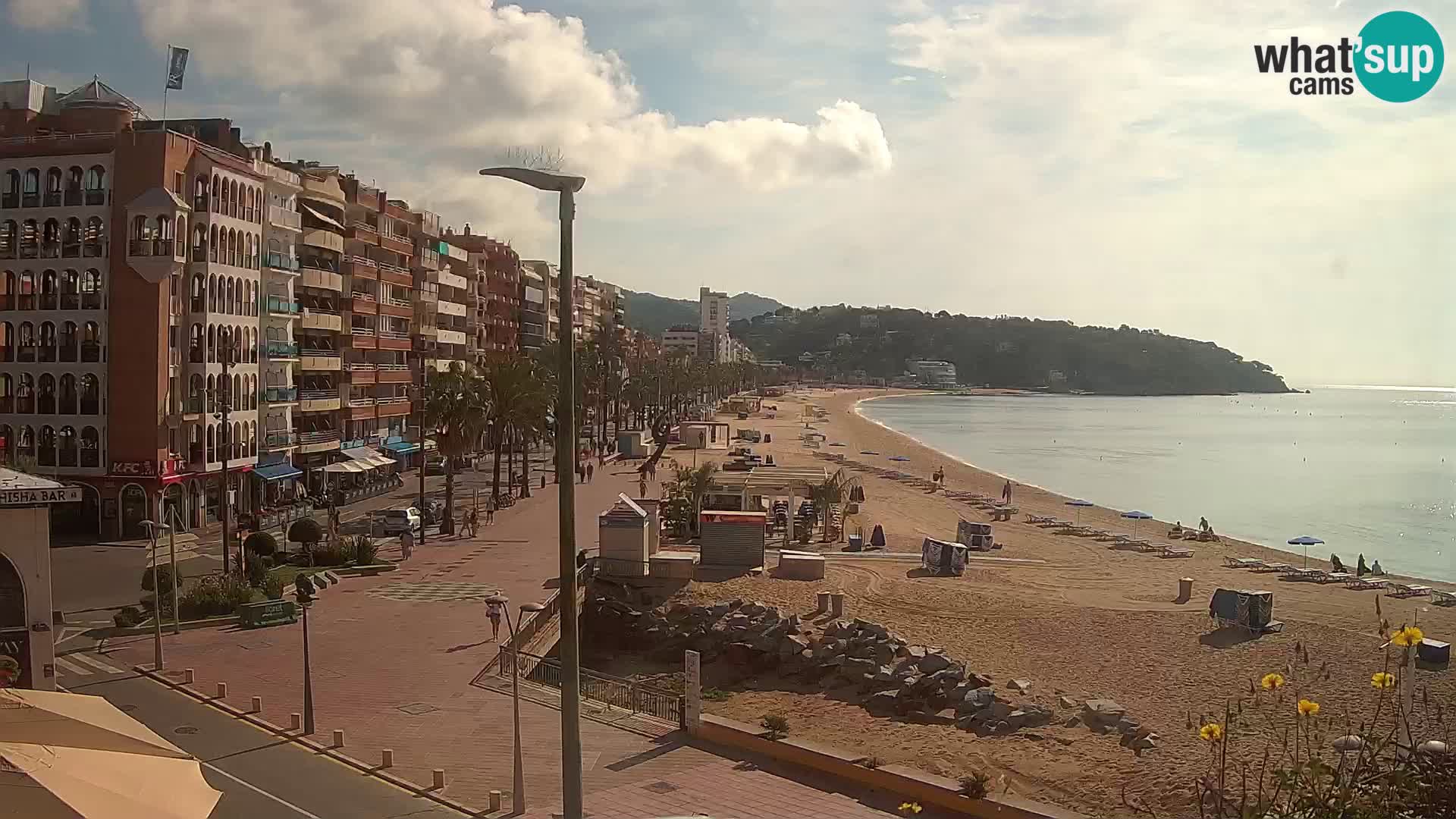 Web kamera Lloret de Mar – glavna plaža