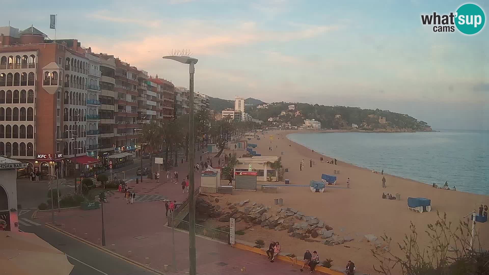 Web kamera Lloret de Mar – glavna plaža