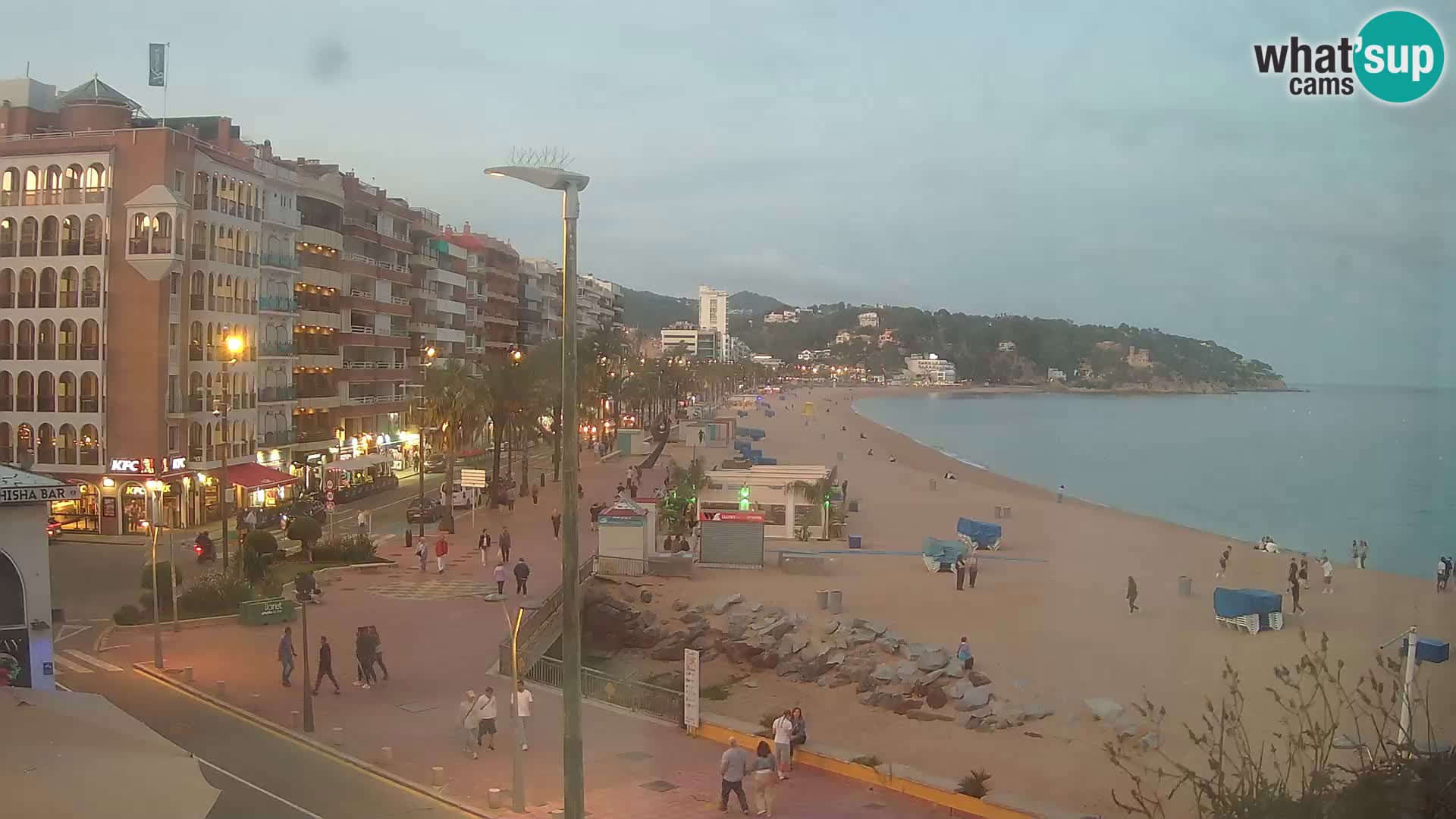 Webcam Lloret de Mar – the main beach – – Costa Brava – Spain