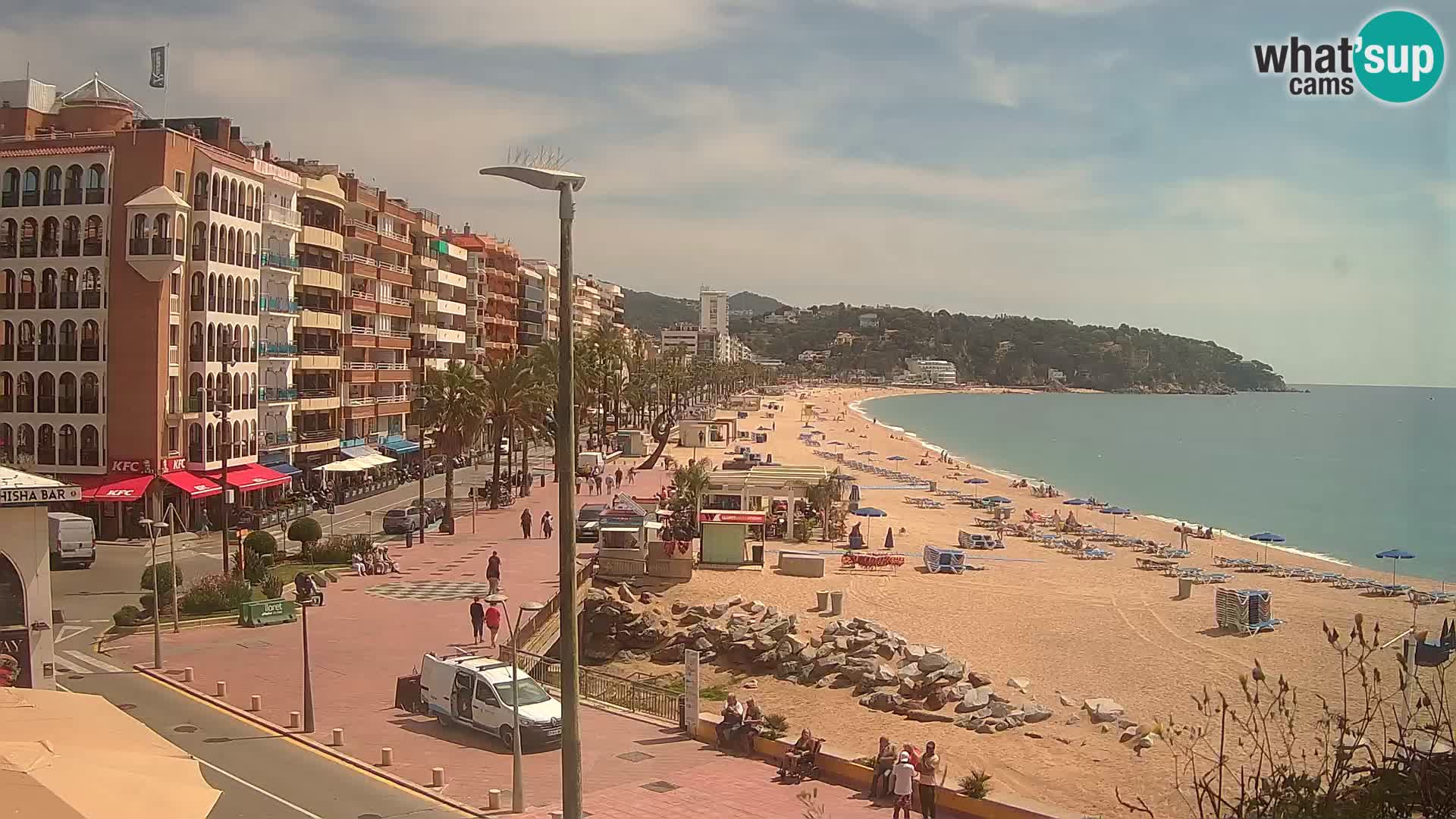 Webcam Lloret de Mar – Zentralen Strand