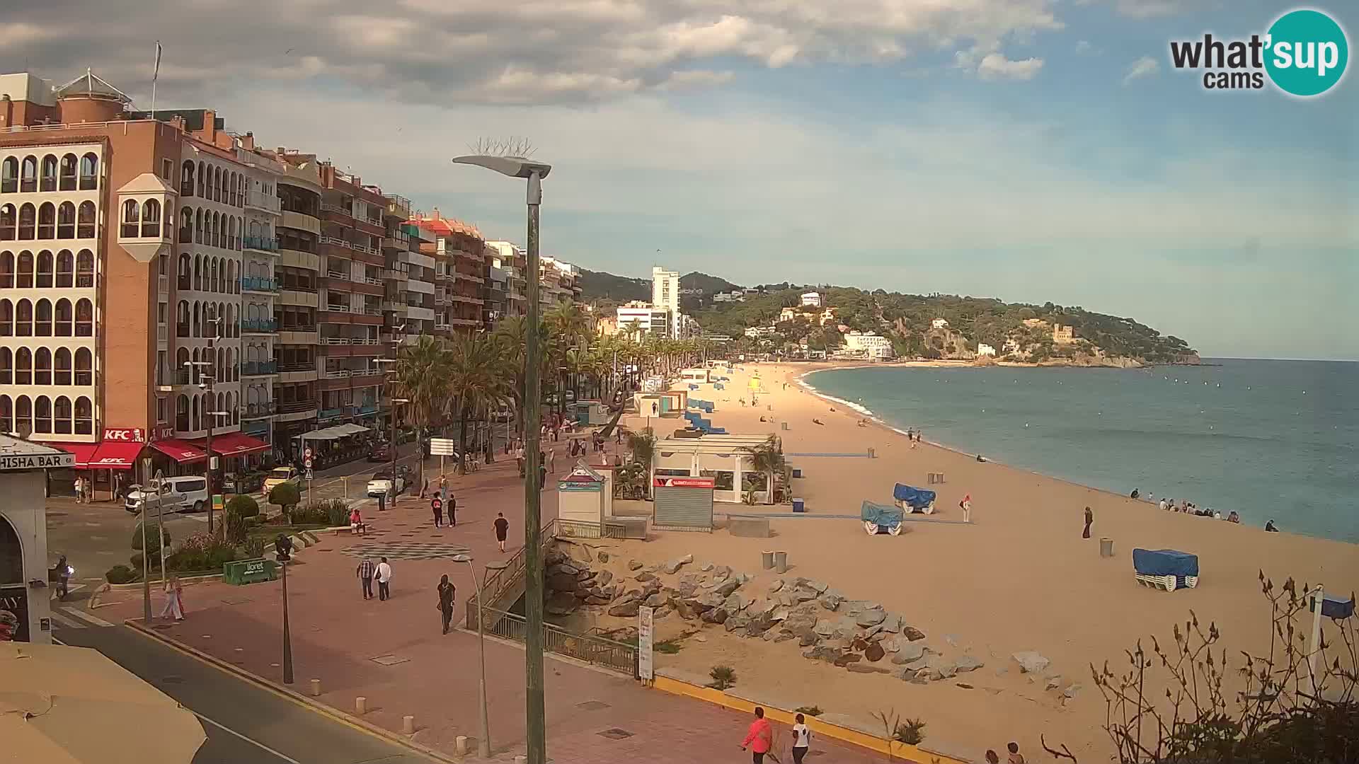 Webcam Lloret de Mar – Central beach