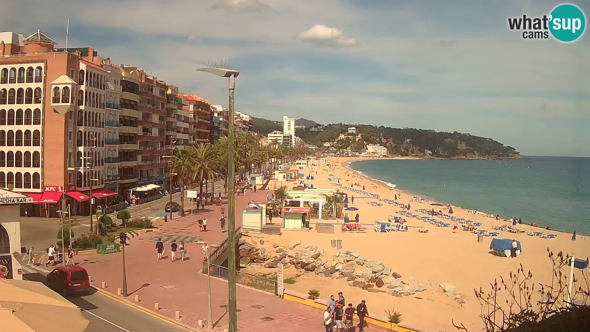 Webcam Lloret de Mar – Central beach