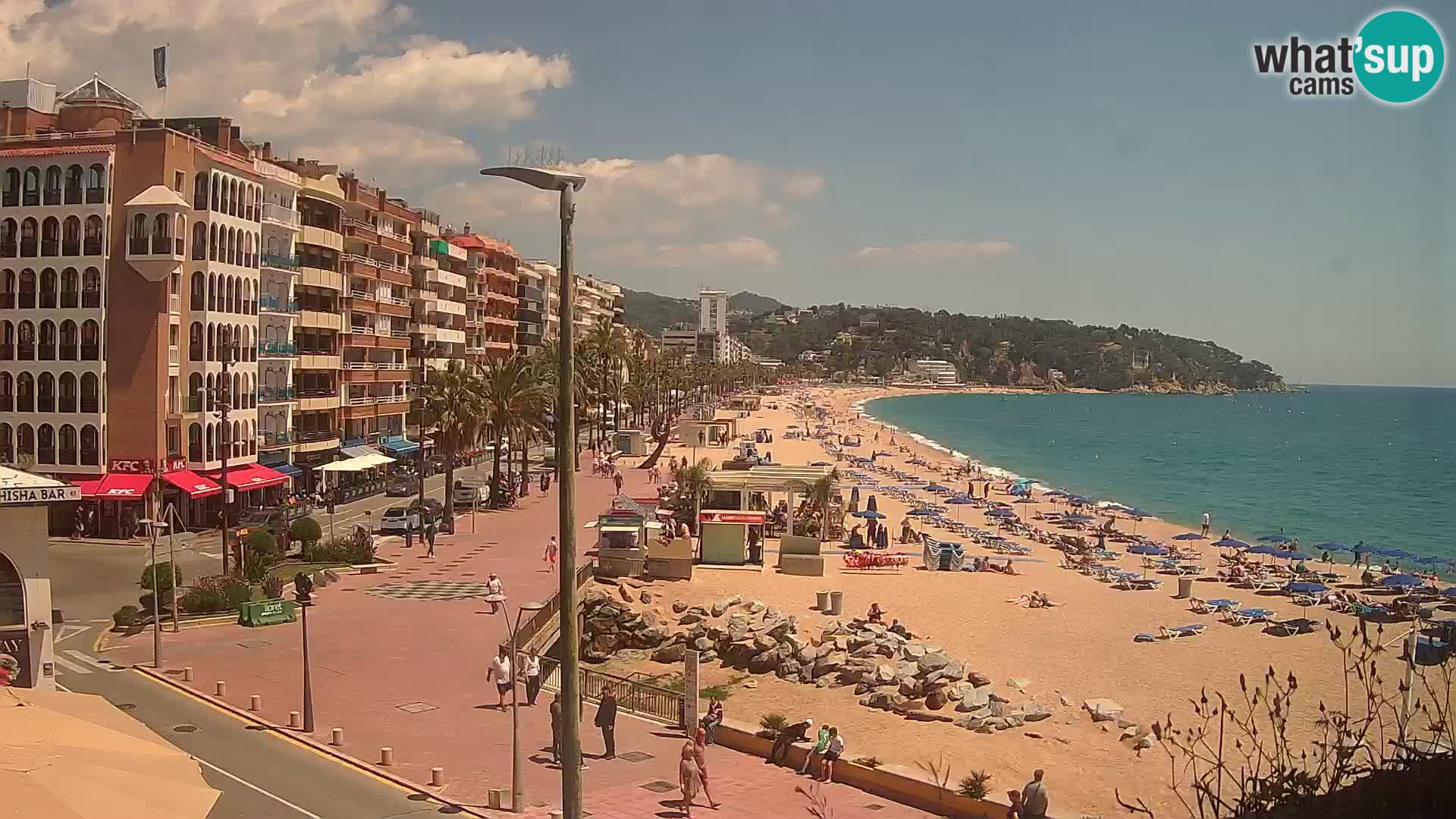 Webcam Lloret de Mar – Osrednja plaža