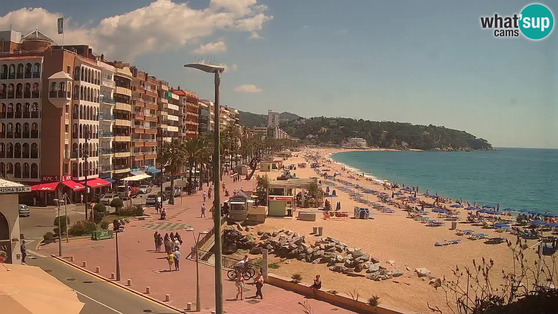 Kamera v živo Lloret de Mar – Glavna plaža