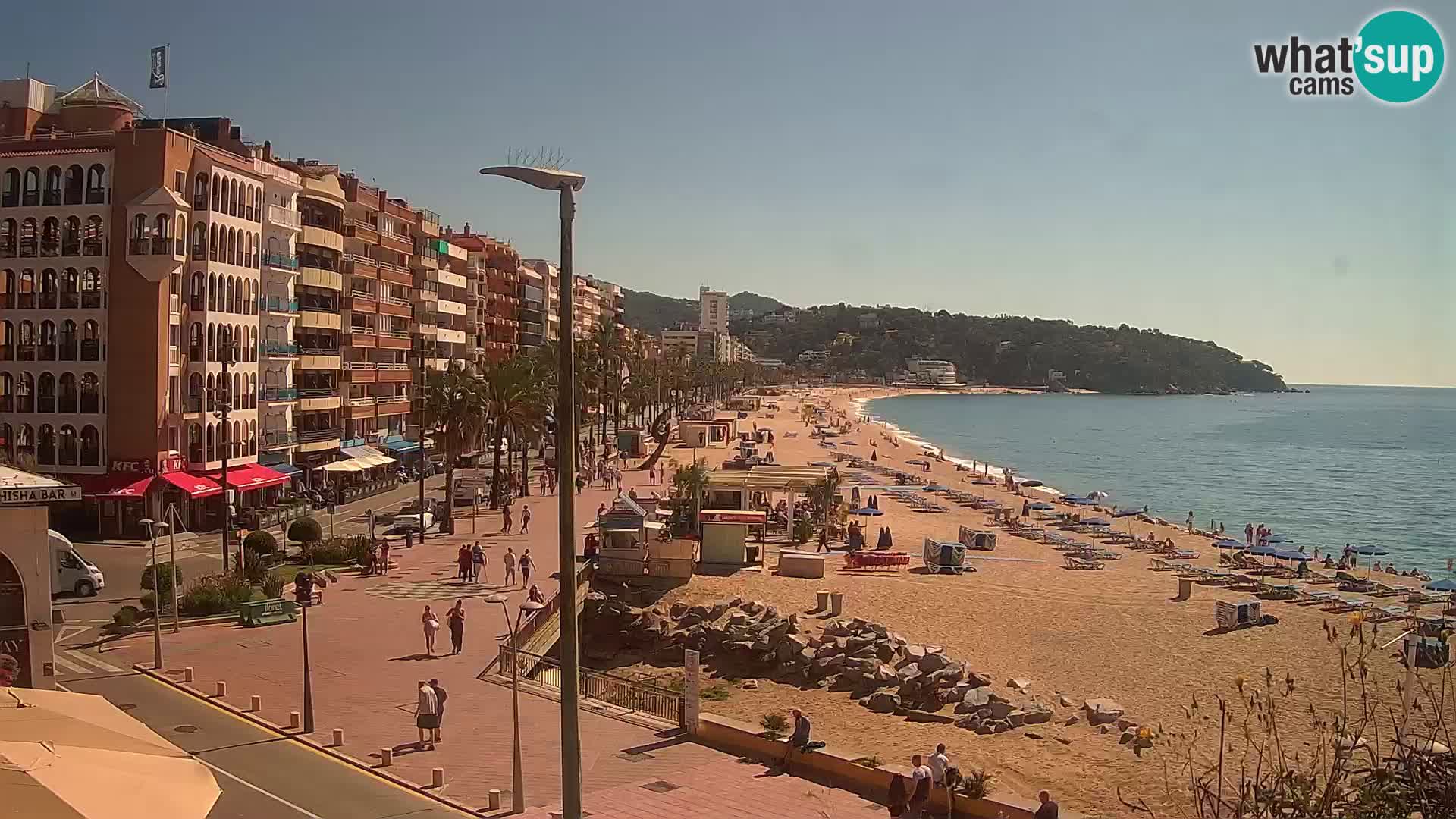 Kamera v živo Lloret de Mar – Glavna plaža