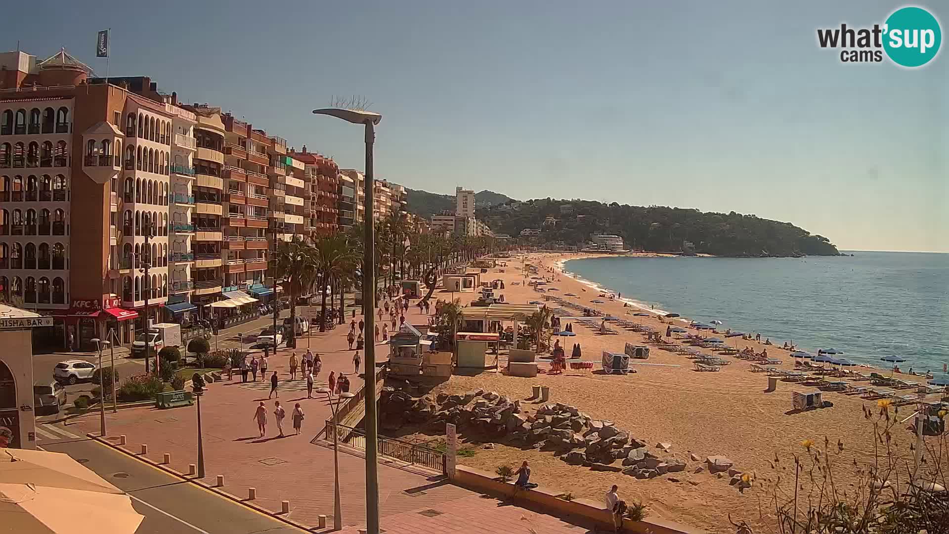 Kamera v živo Lloret de Mar – Glavna plaža