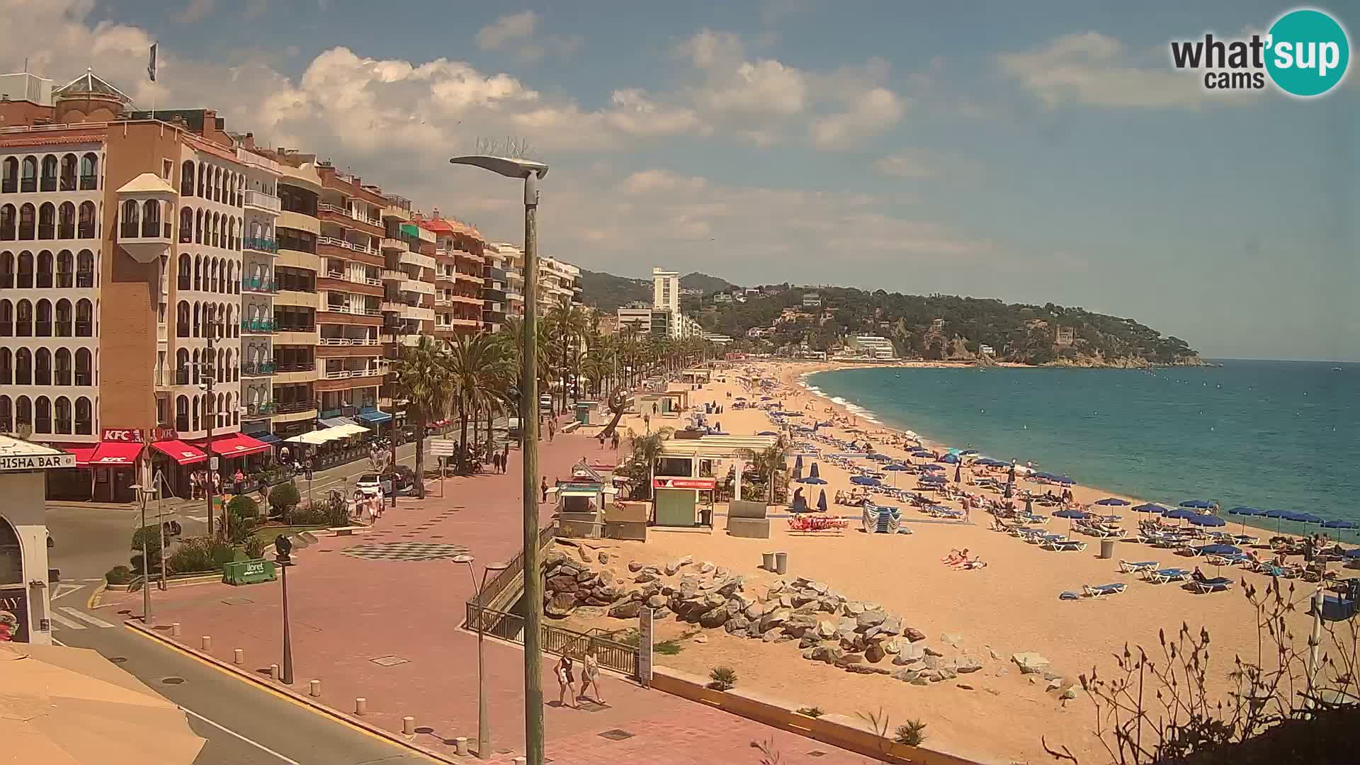 Webcam Lloret de Mar – Središnja plaža
