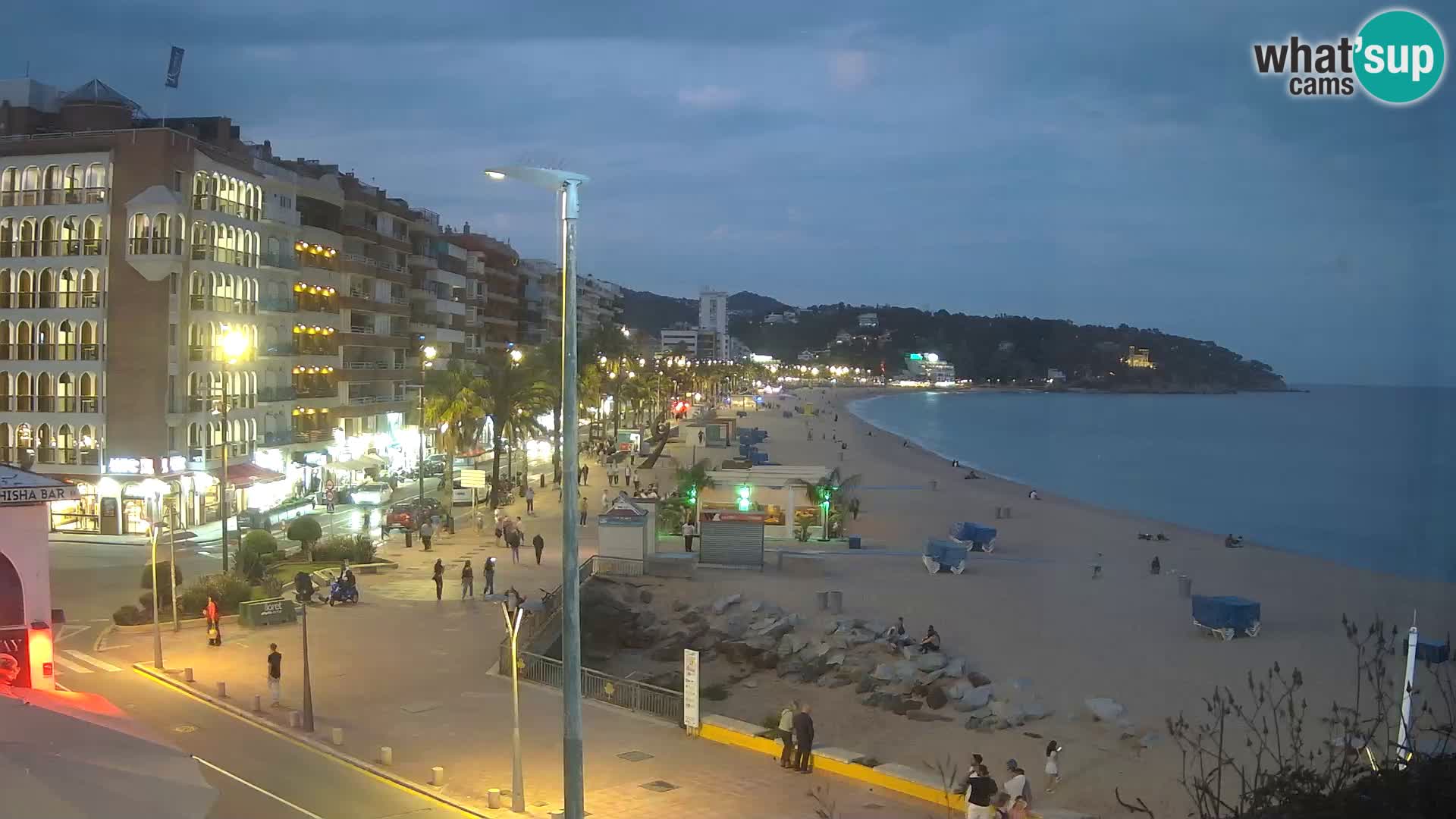 Web kamera Lloret de Mar – glavna plaža