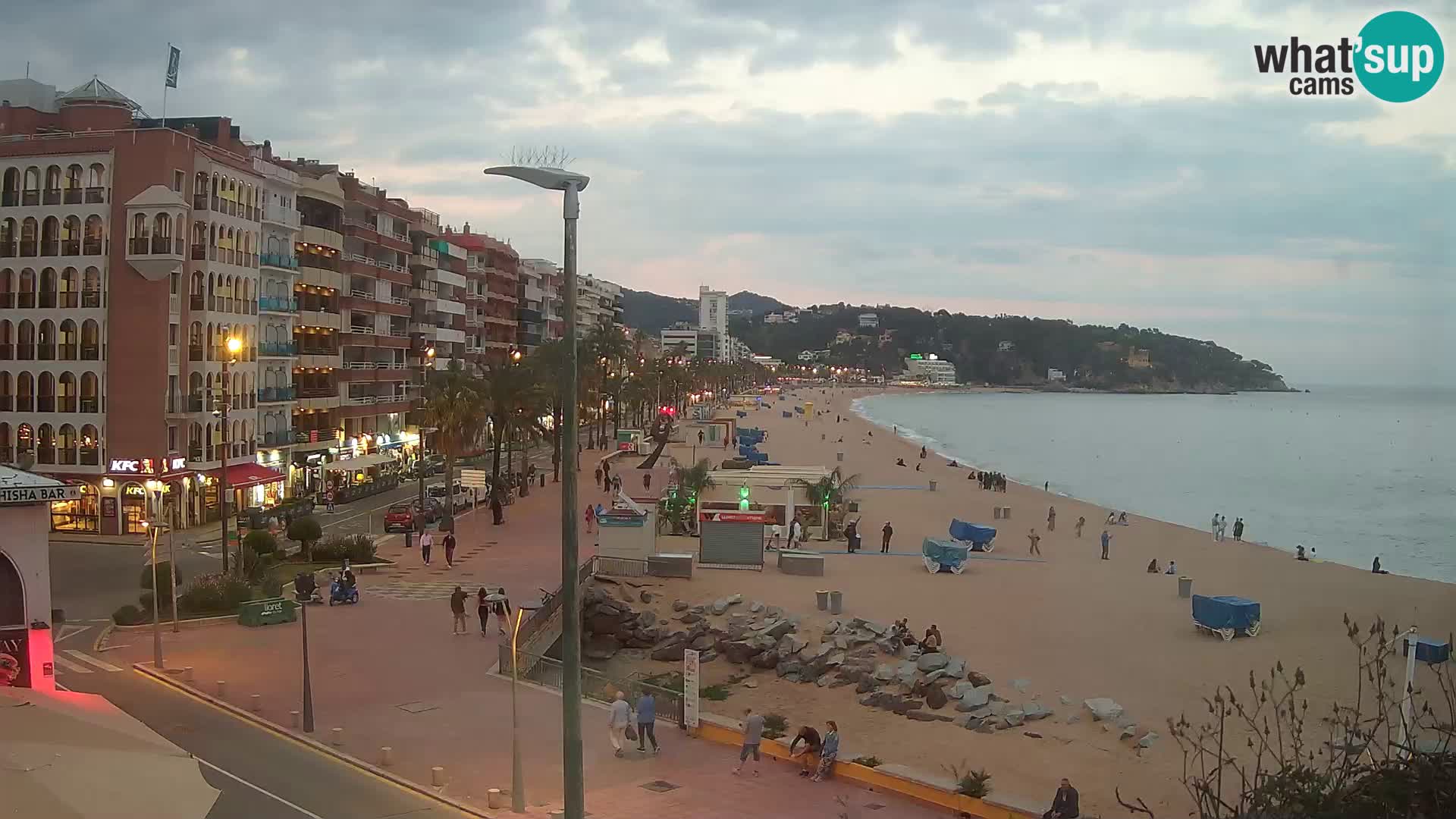 Webcam live Lloret de Mar – la spiaggia principale