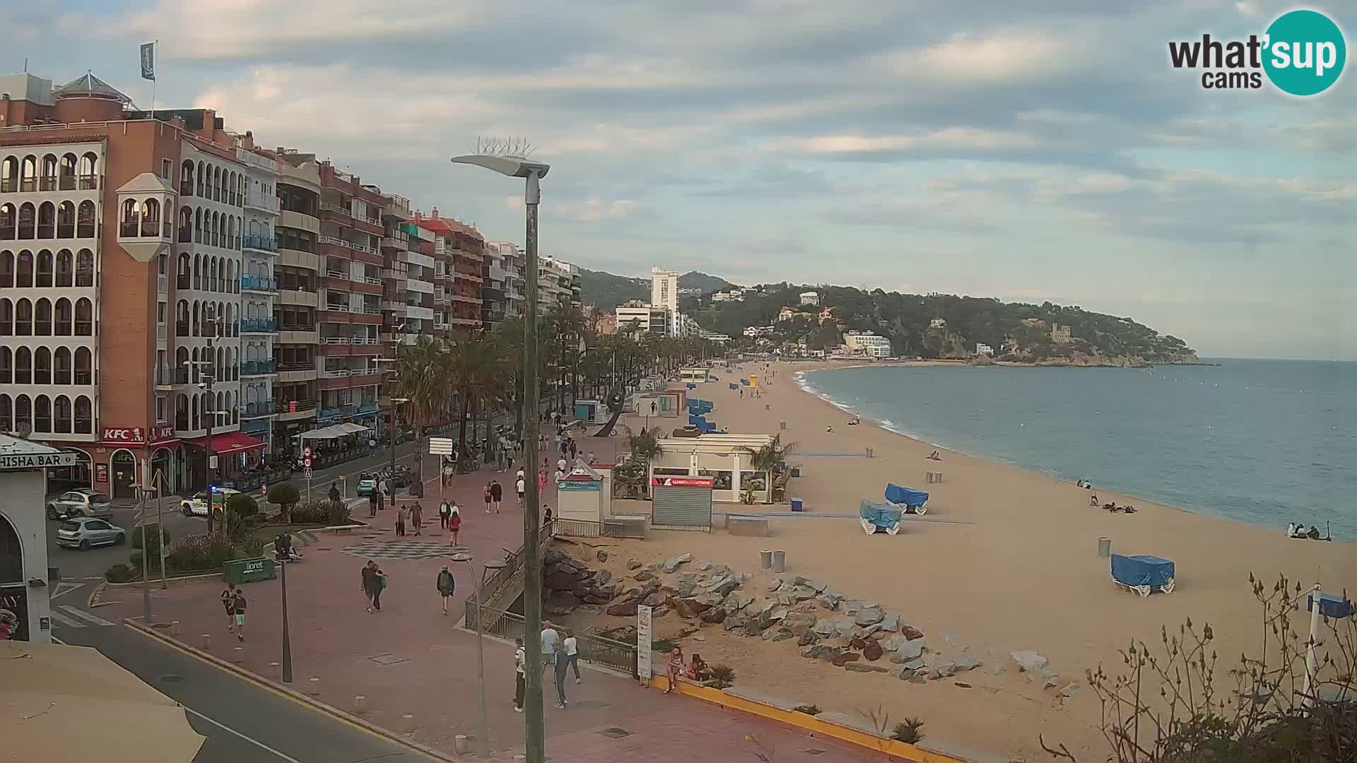 Kamera v živo Lloret de Mar – Glavna plaža