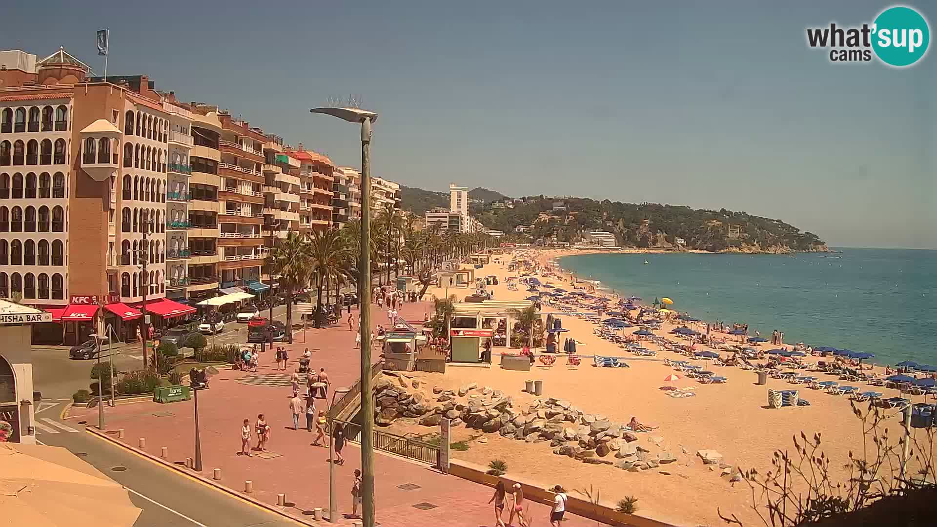 Webcam live Lloret de Mar – la spiaggia principale