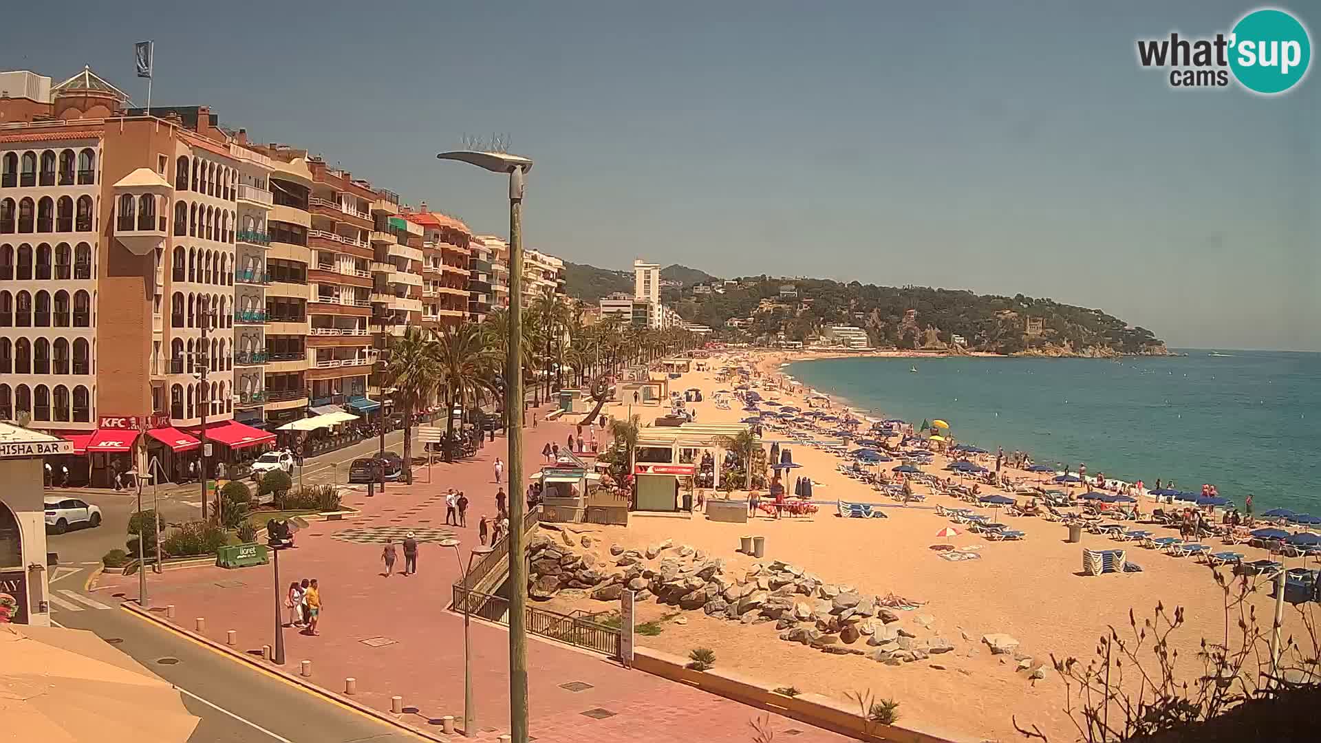 Kamera v živo Lloret de Mar – Glavna plaža