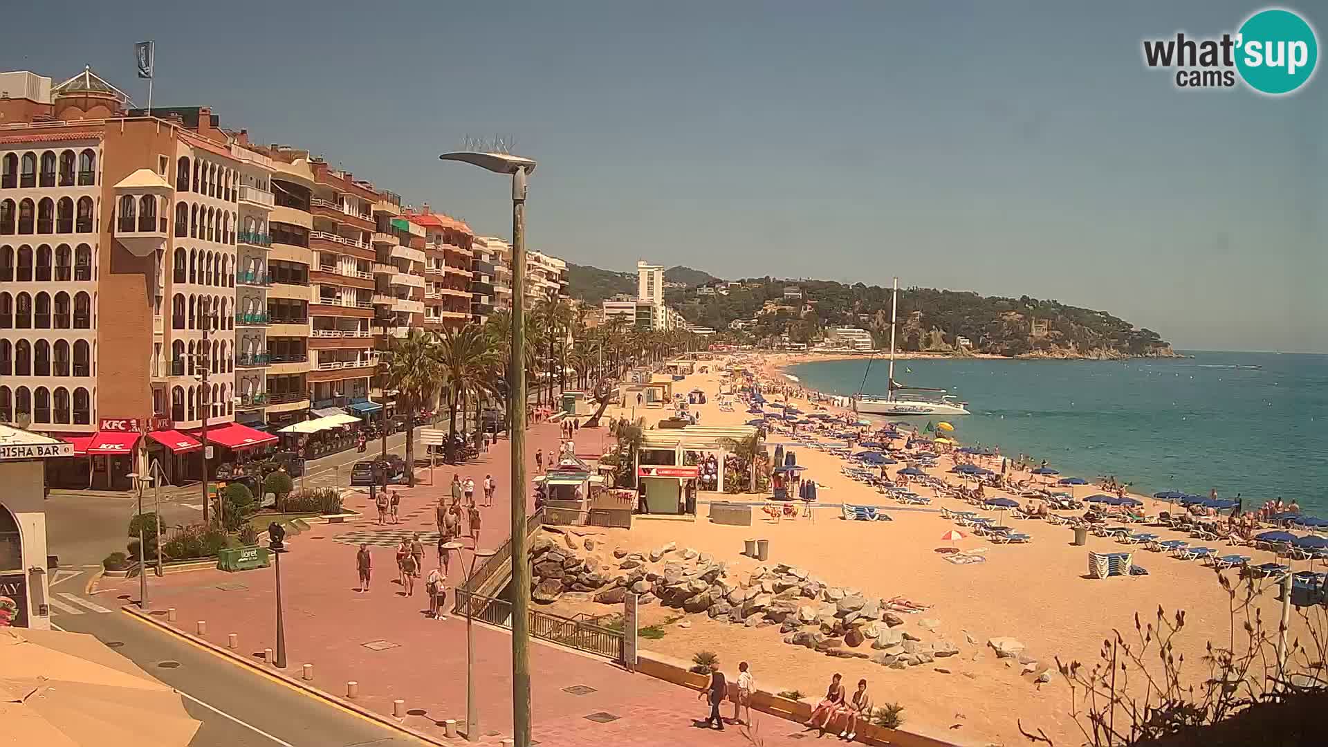 Webcam Lloret de Mar – Središnja plaža
