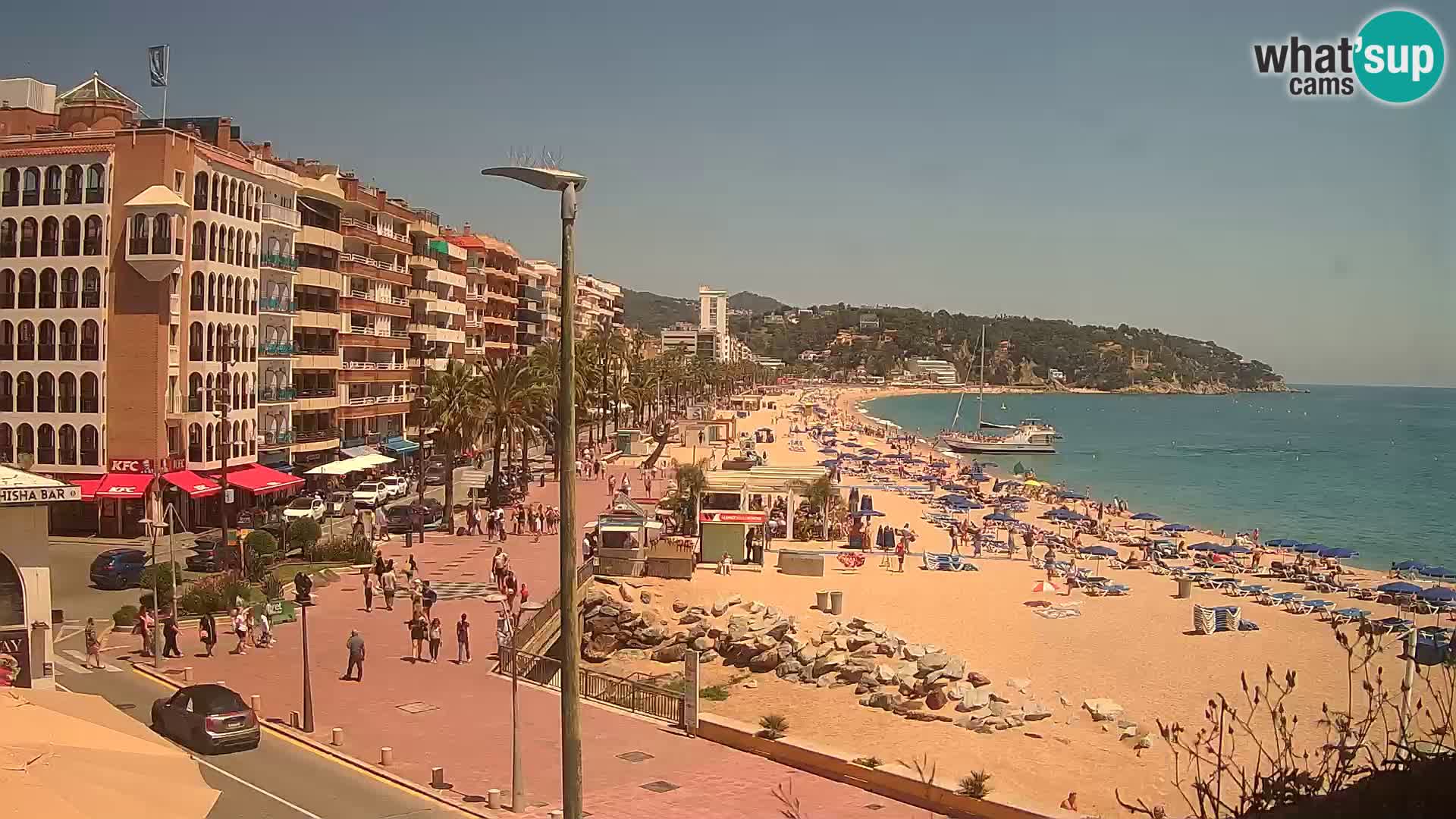 Webcam Lloret de Mar – Središnja plaža