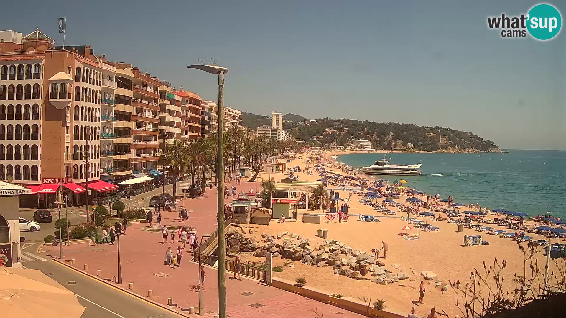 Web kamera Lloret de Mar – plaža