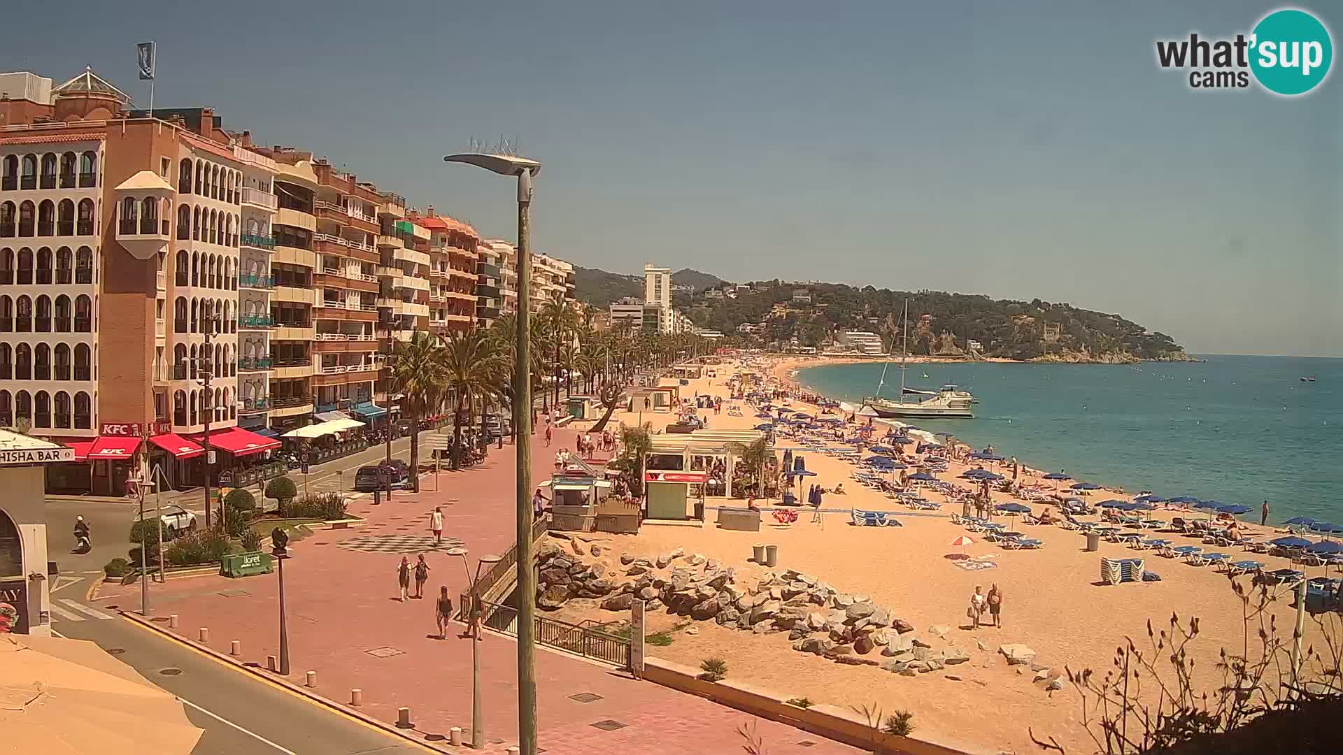 Webcam Lloret de Mar – Središnja plaža