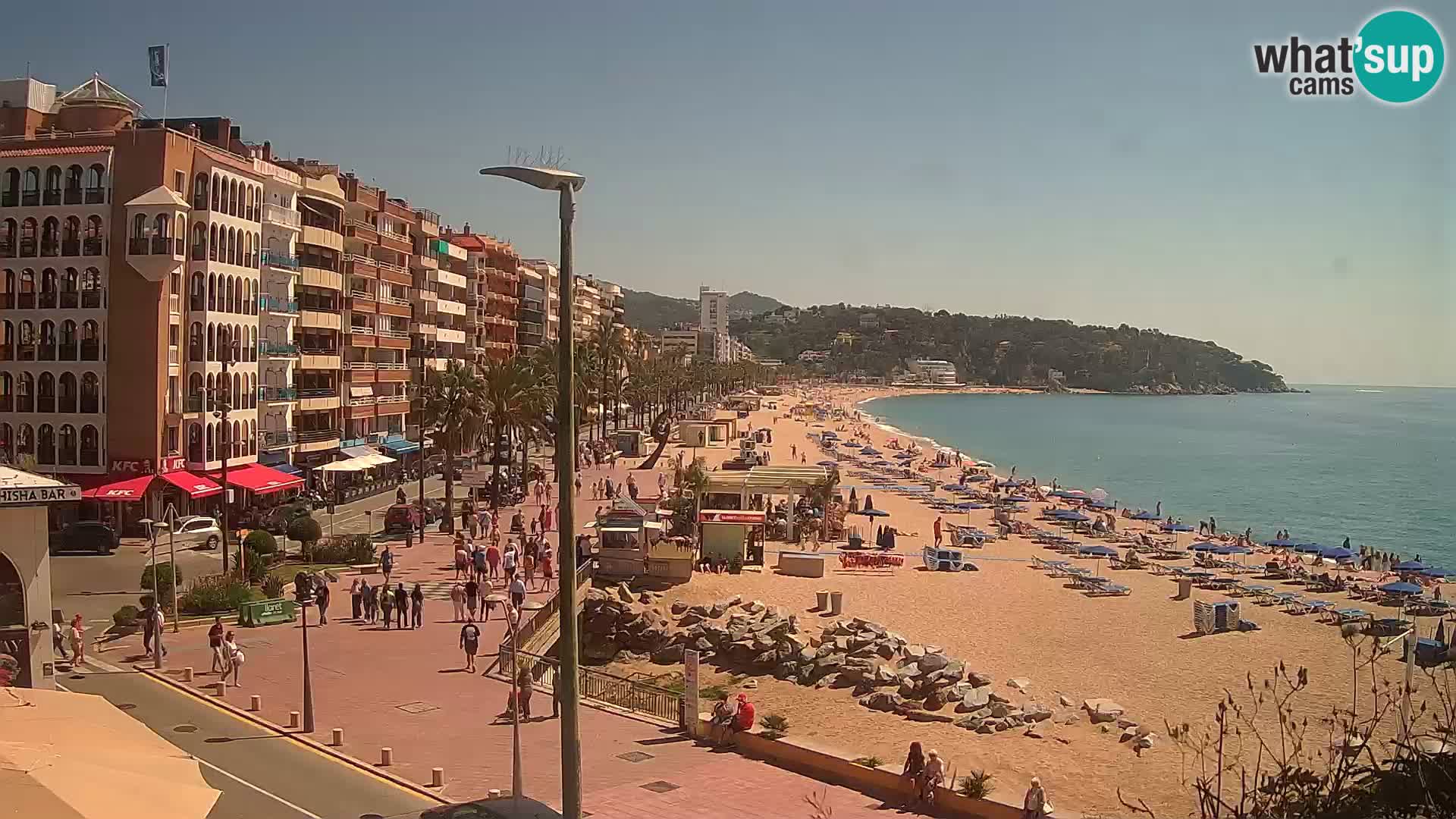 Webcam Lloret de Mar – Središnja plaža