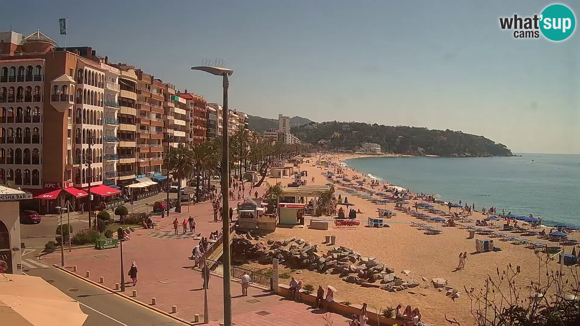 Web kamera Lloret de Mar – glavna plaža