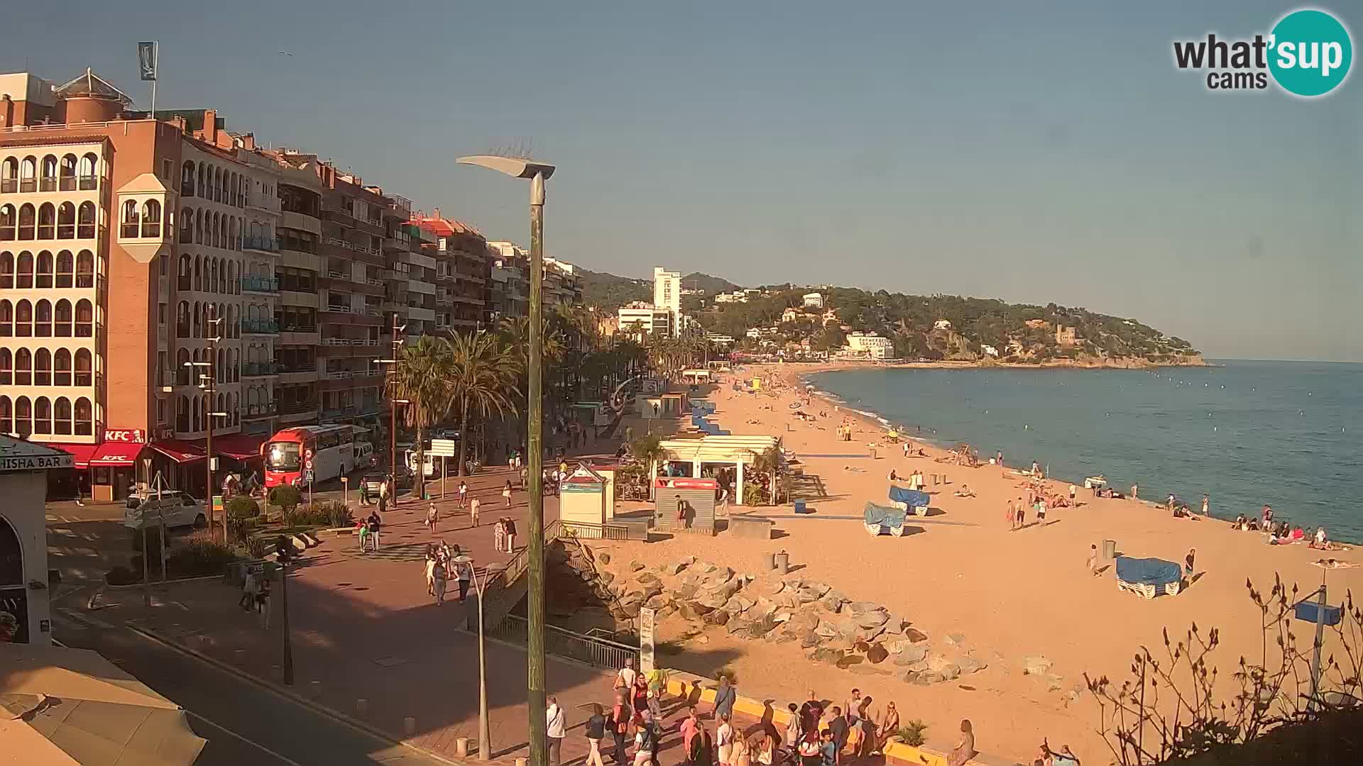 Webcam Lloret de Mar – Zentralen Strand